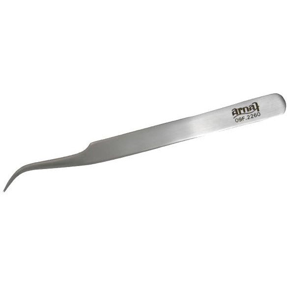 Arnaf Implements - 2260 Bended Tweezers - Creata Beauty - Professional Beauty Products