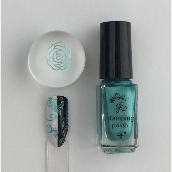 Clear Jelly Stamper Polish - CJS037 Caribbean Dream - Creata Beauty - Professional Beauty Products