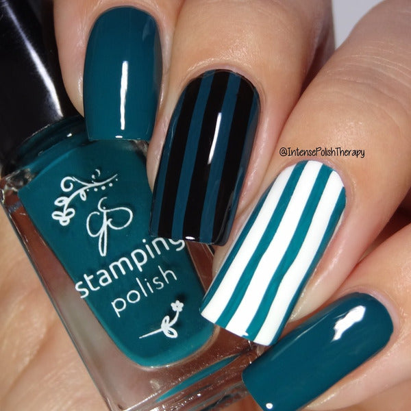 Clear Jelly Stamper Polish - CJS039 Teal or No Deal! - Creata Beauty - Professional Beauty Products
