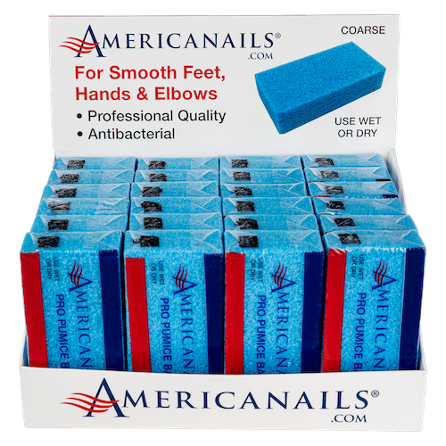 Americanails - Pro Pumice Bar (24ct with Display) - Creata Beauty - Professional Beauty Products