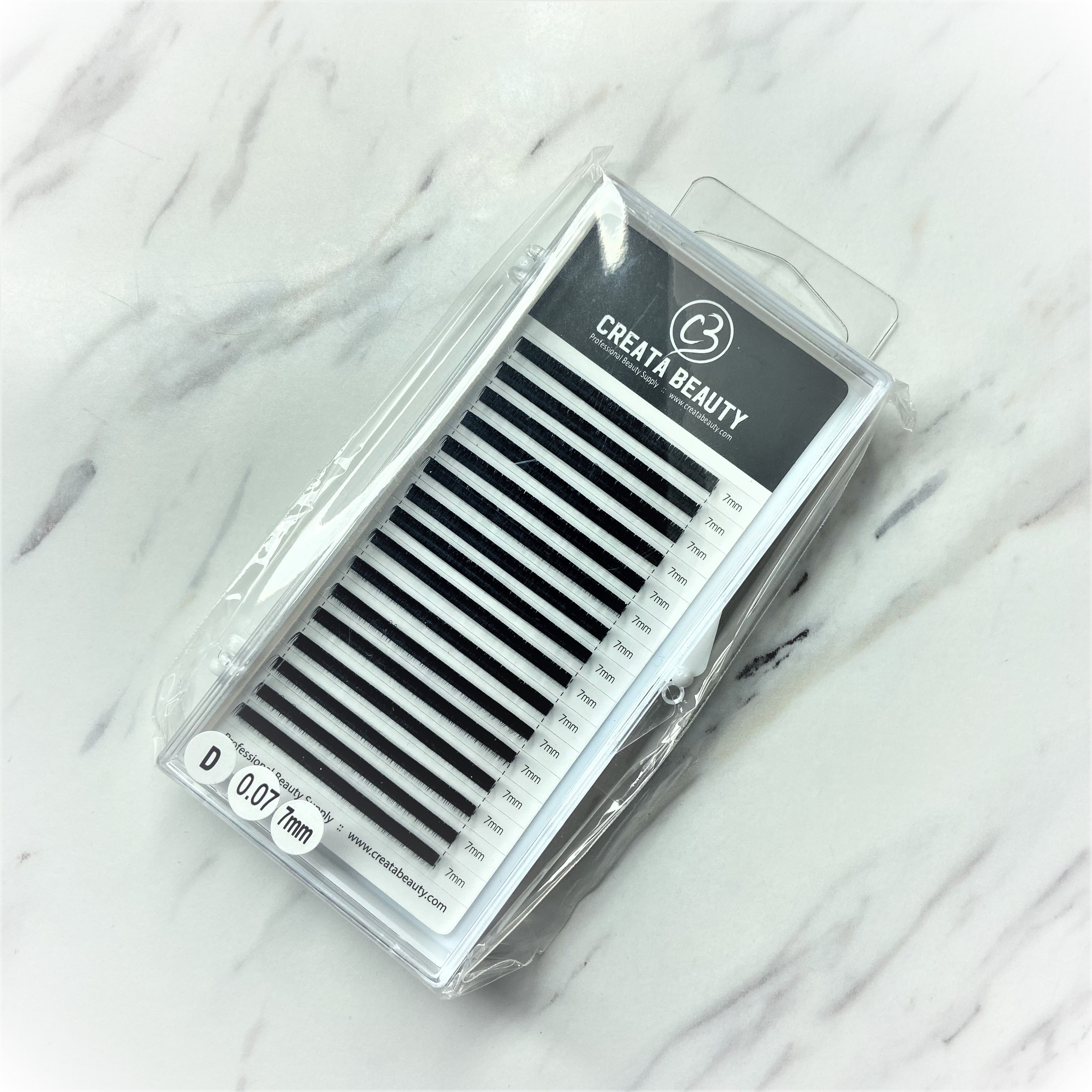 Creata Beauty Signature D-Curl Lash Tray - 0.07mm - Creata Beauty - Professional Beauty Products