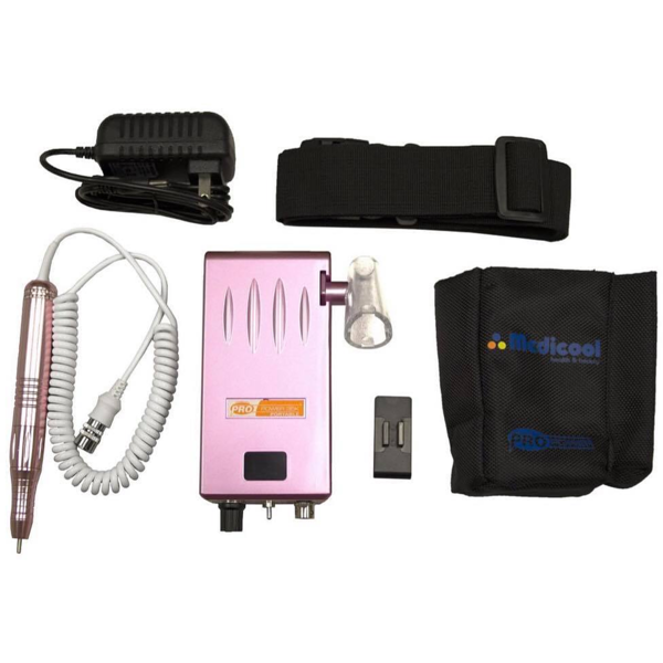 Medicool Pro Power 35K Portable - Rose Gold + Crystal Handpiece *New Style Connector* - Creata Beauty - Professional Beauty Products