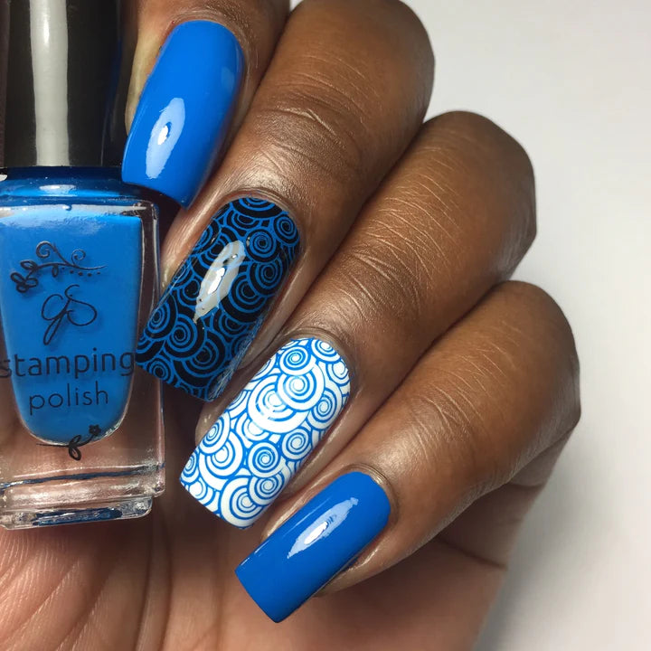 Clear Jelly Stamper Polish - CJS 010 Gotta Be Blue - Creata Beauty - Professional Beauty Products