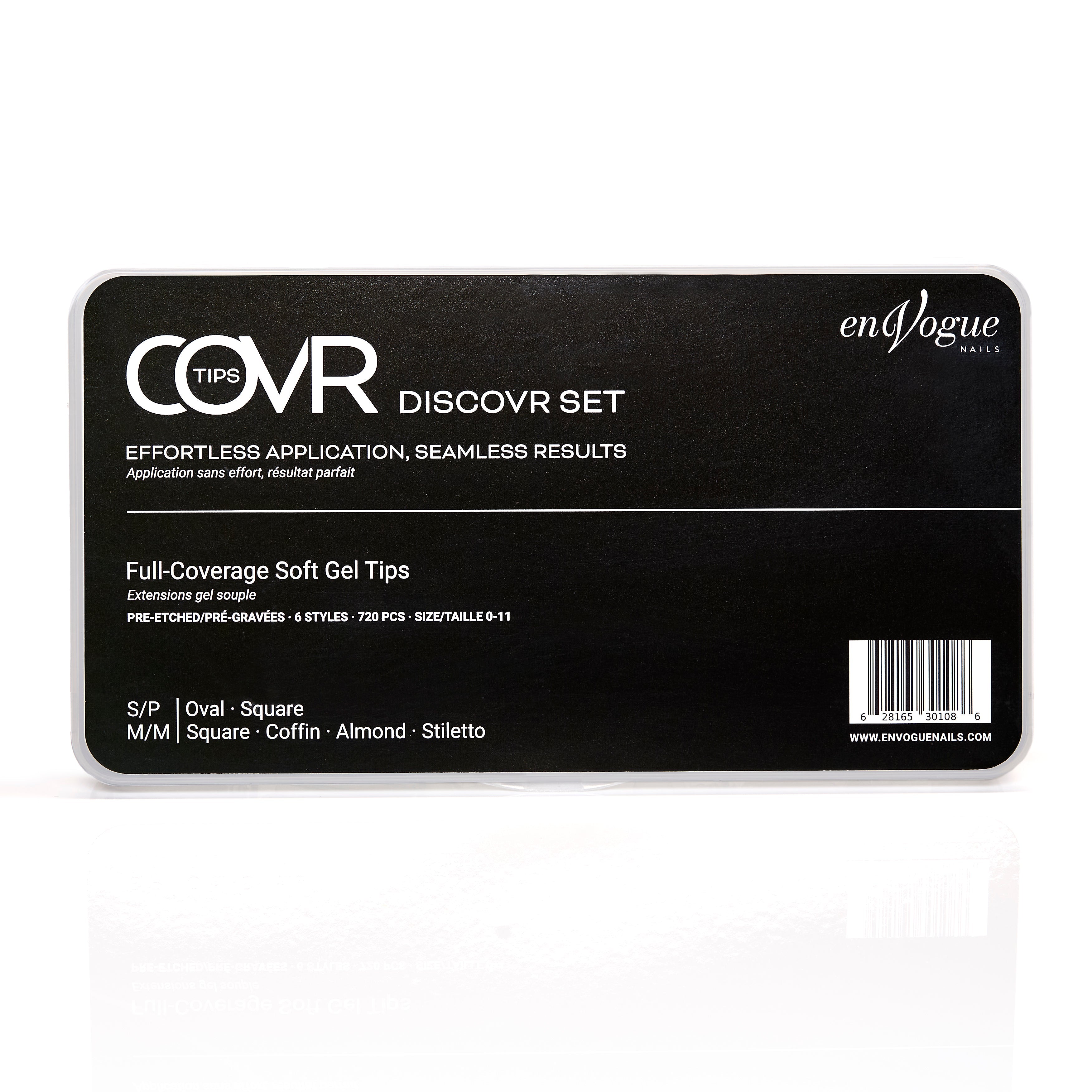 En Vogue COVR - Tips - Full-Coverage Soft Gel Tips 720pc