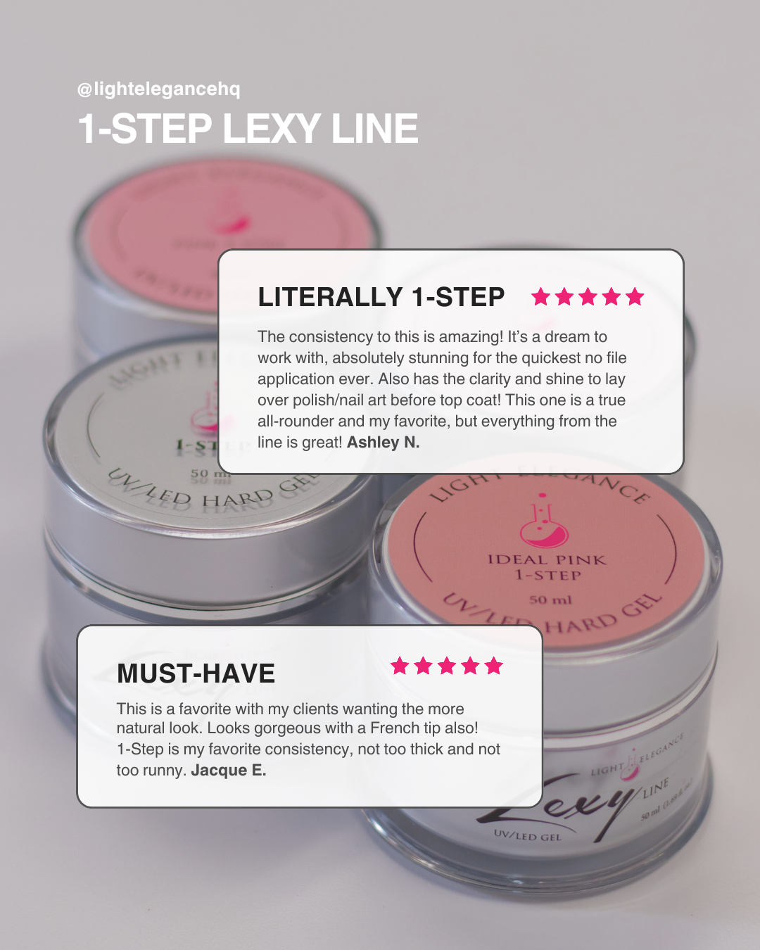 Light Elegance Lexy Line Bundle - 10 ml Clear Starter