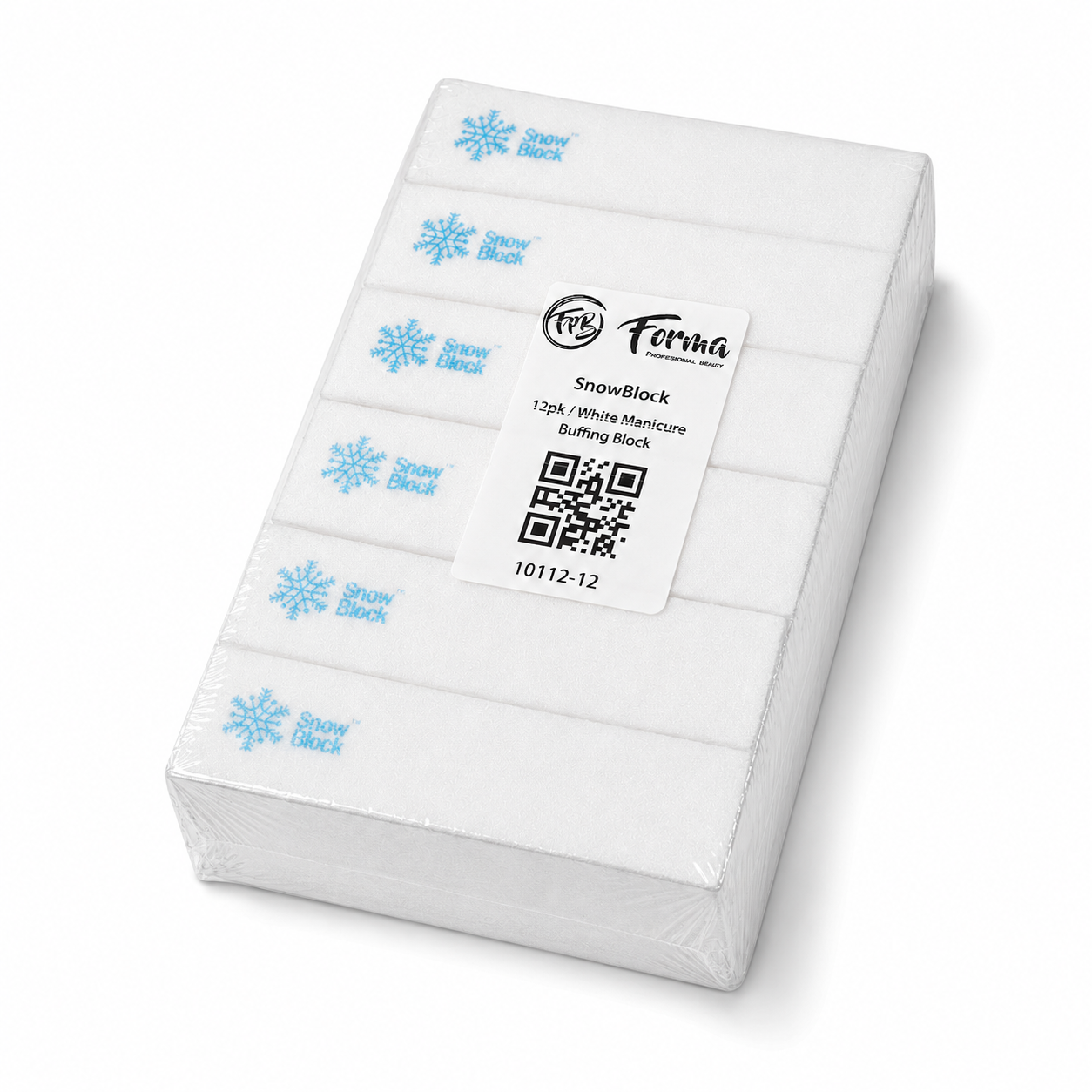 Forma Beauty - SnowBlock - White Manicure Buffing Block 12pk