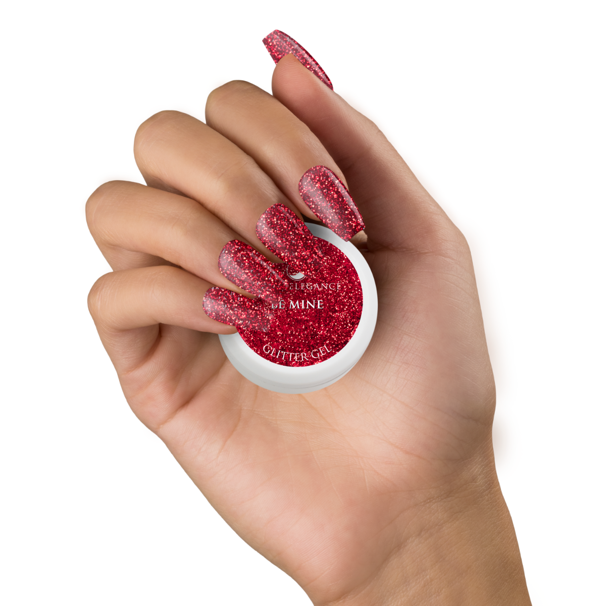 Light Elegance Glitter Gel - Be Mine :: New Packaging - Creata Beauty - Professional Beauty Products