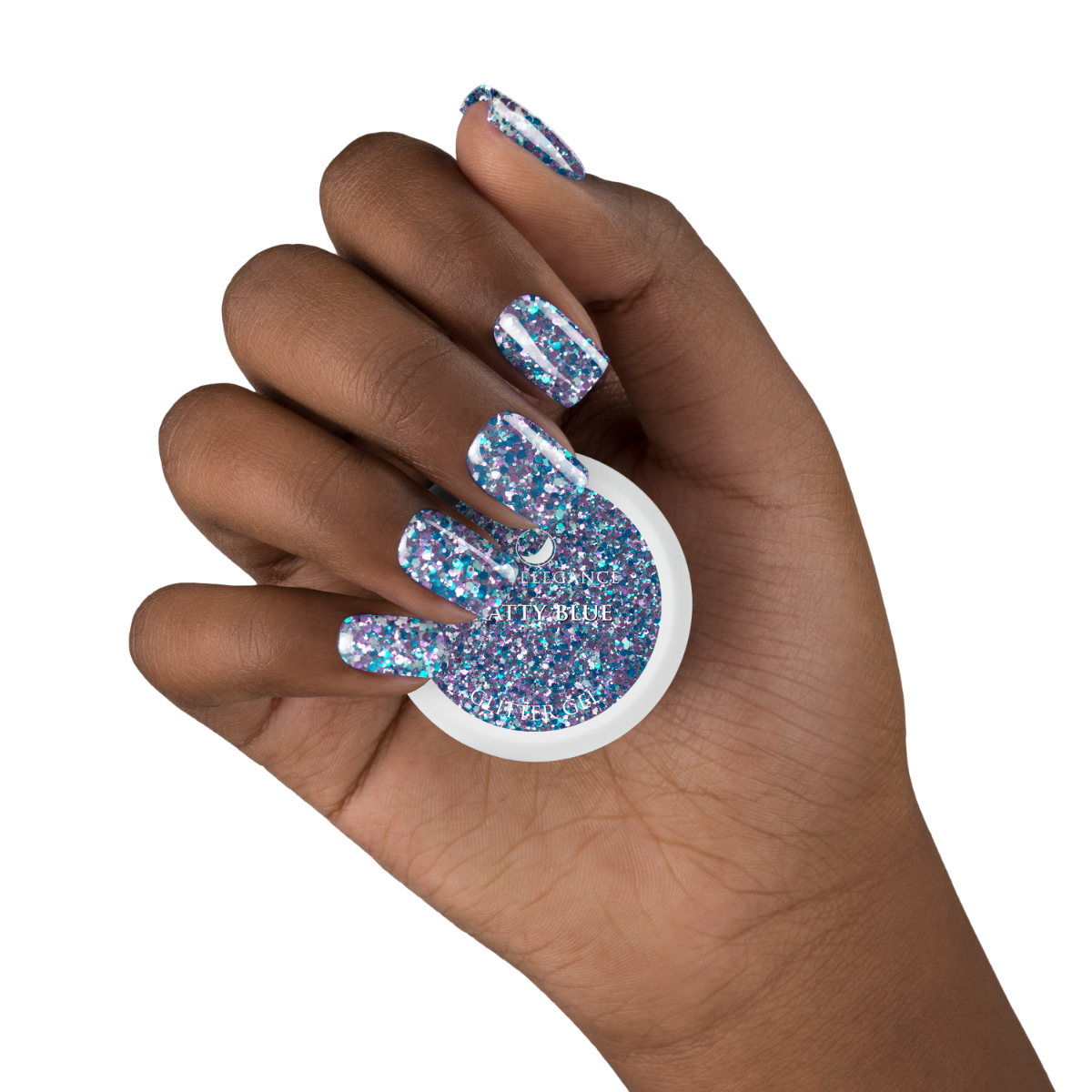 Light Elegance Glitter Gel - Bratty Blue