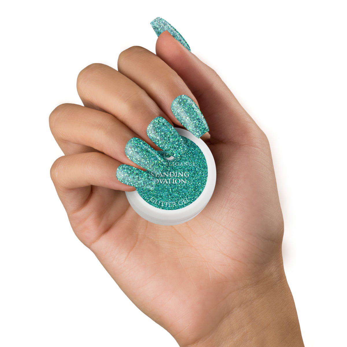Light Elegance Glitter Gel - Standing Ovation :: New Packaging - Creata Beauty - Professional Beauty Products