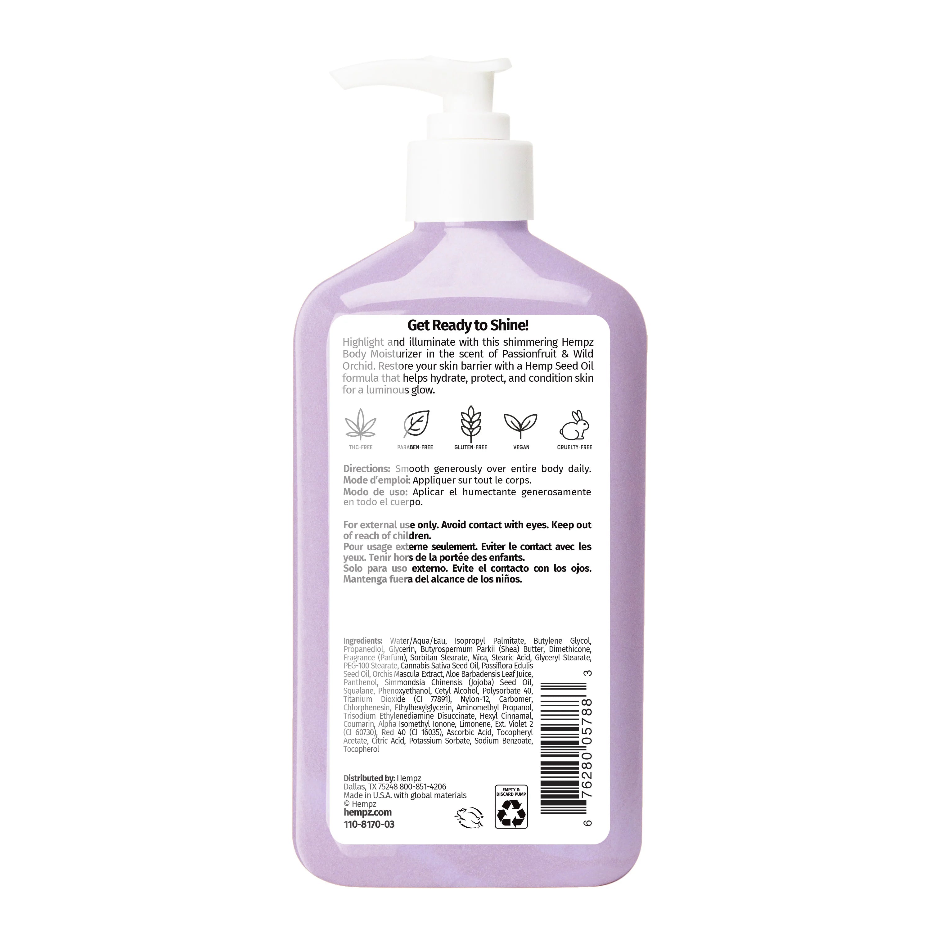 Hempz - Star Dust Herbal Body Moisturizer
