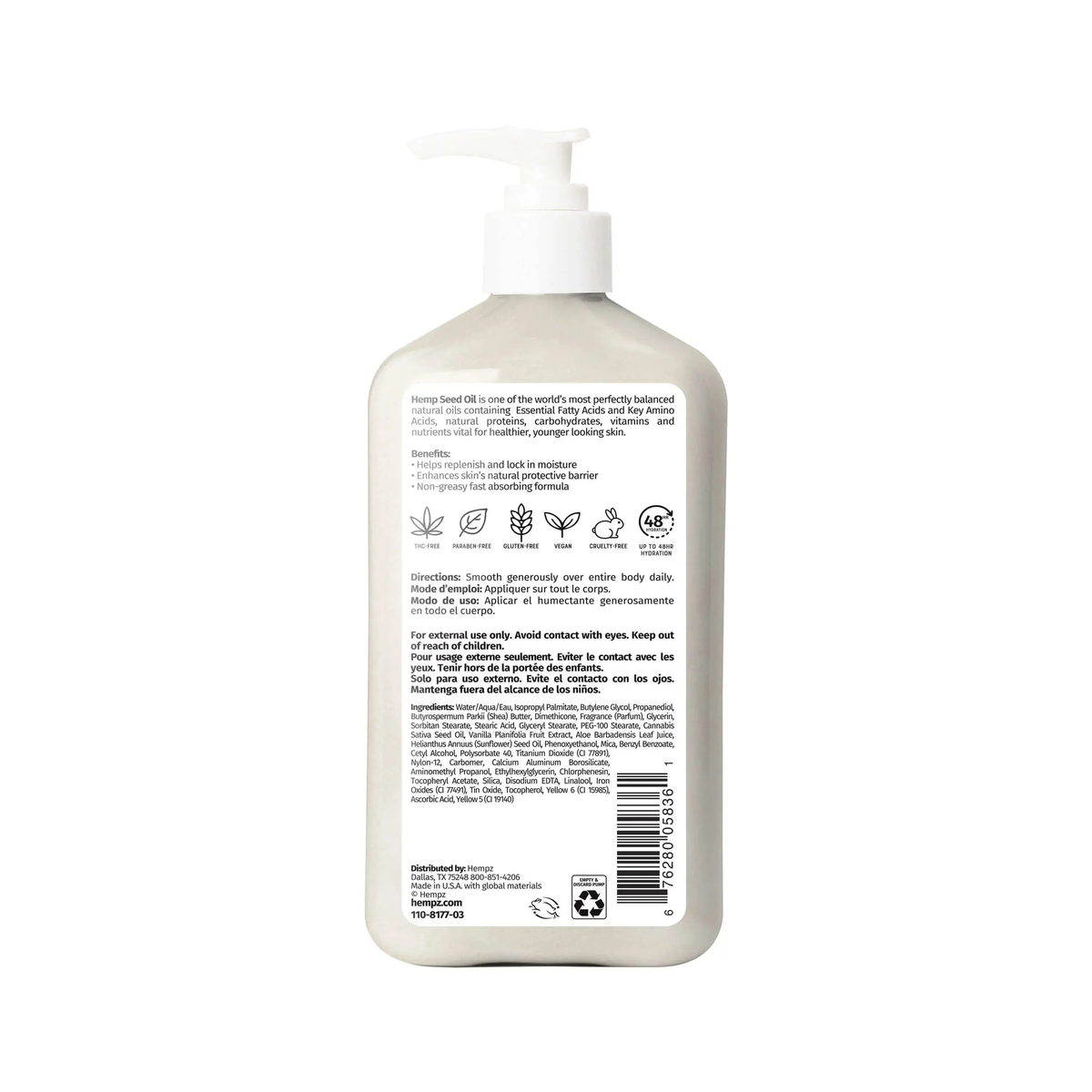 Hempz - Spun Sugar Herbal Body Moisturizer
