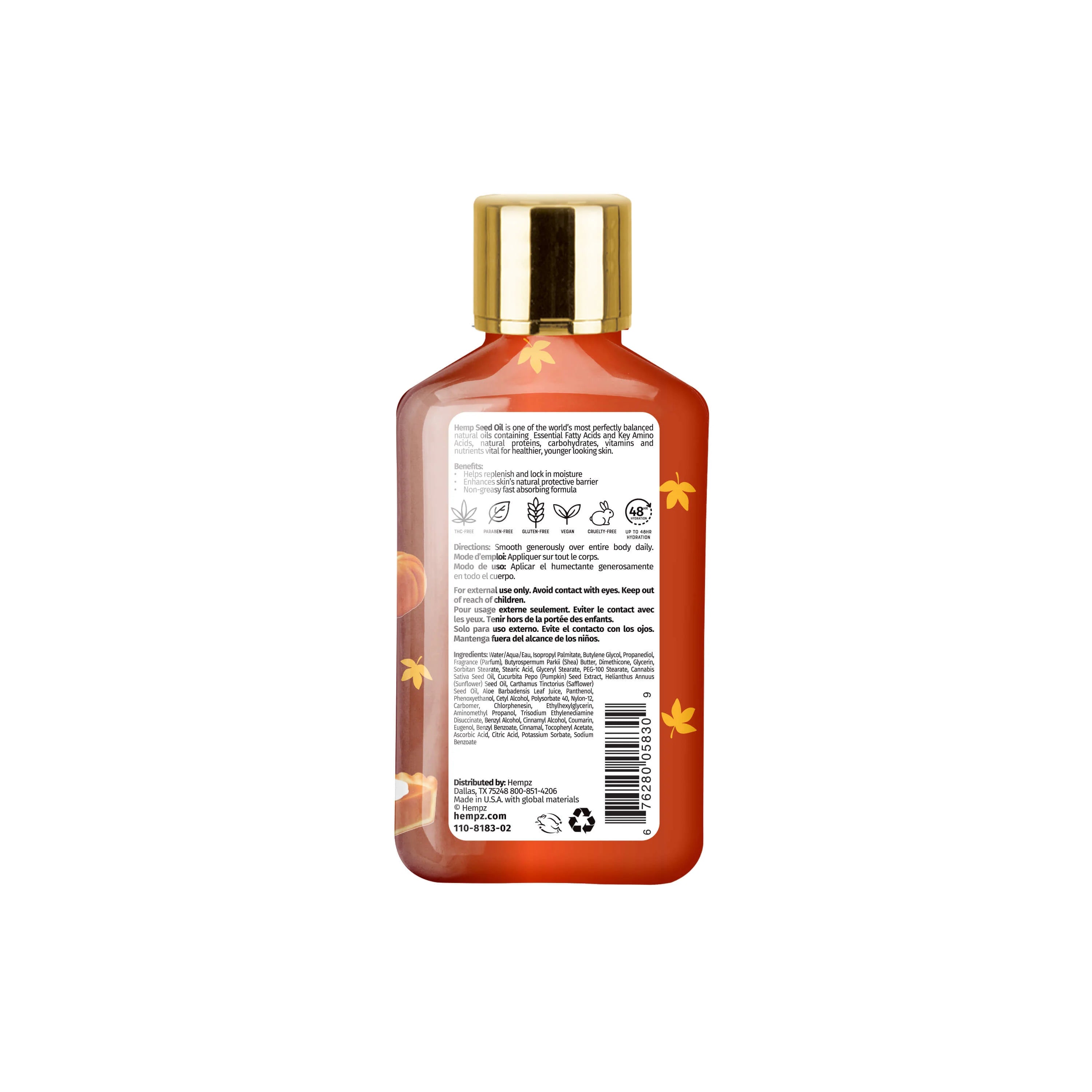 Hempz - Spiced Pumpkin Pie Body Moisturizer