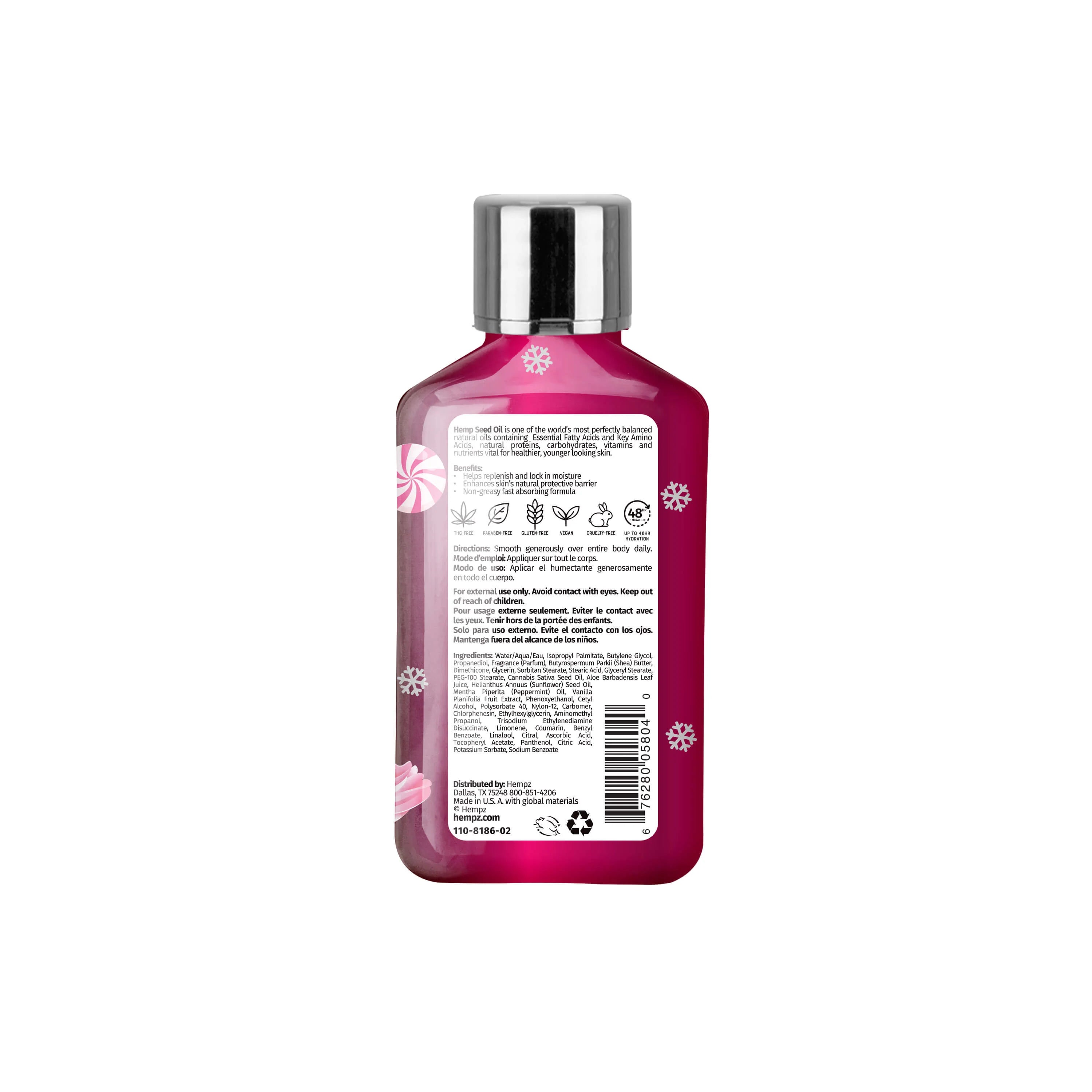 Hempz - Pink Peppermint Meringue Body Moisturizer