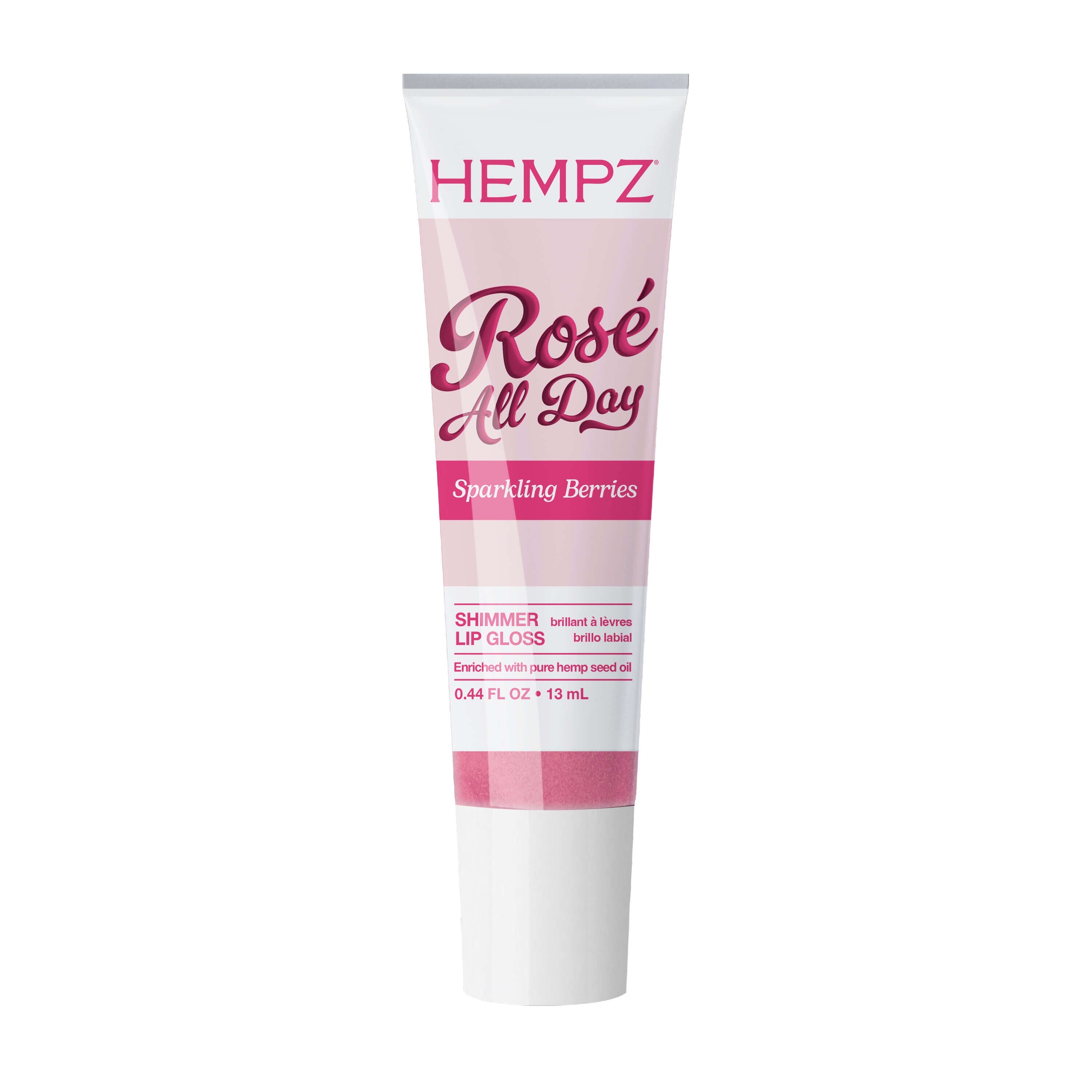 Hempz - Rosé All Day Lip Gloss with Shimmer