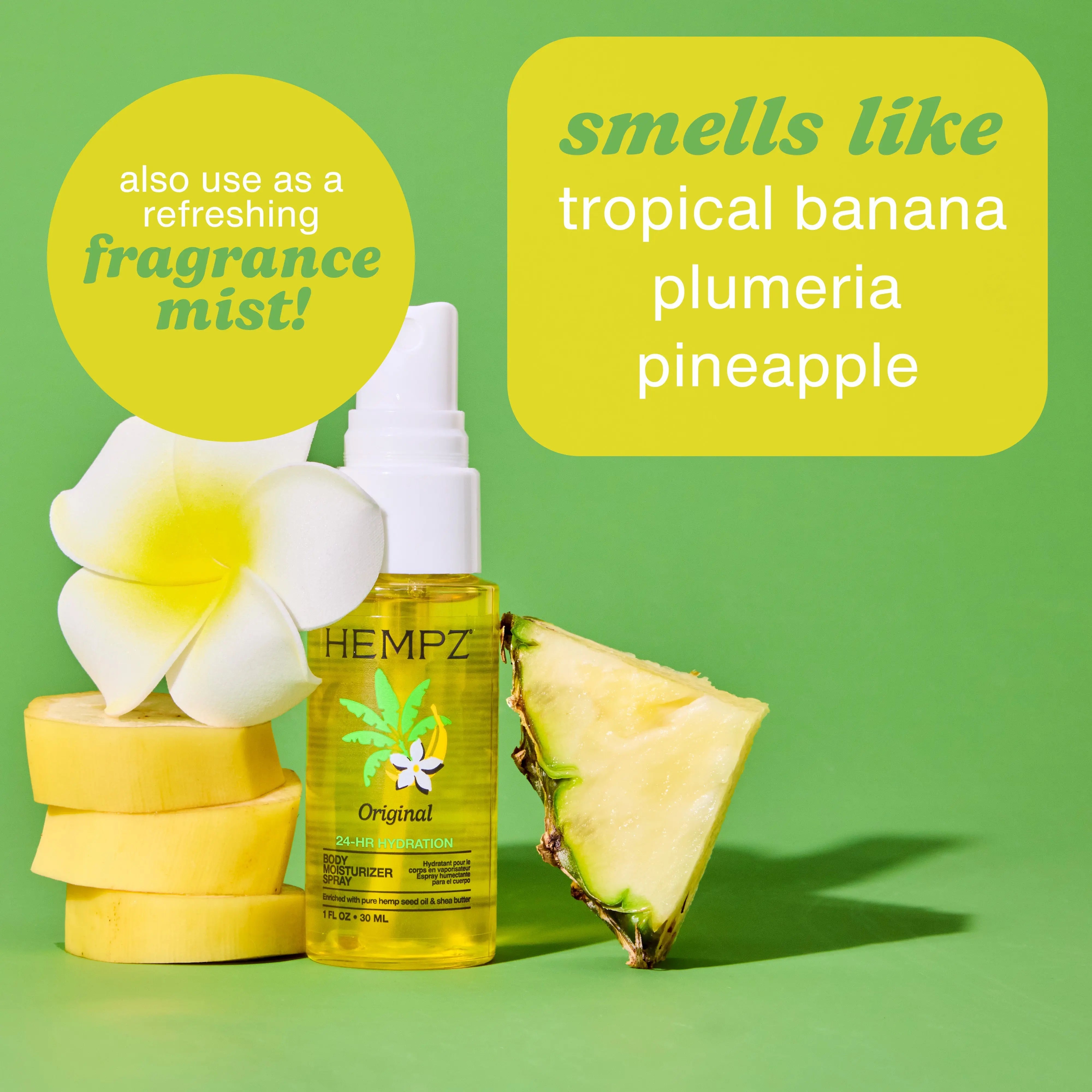 Hempz - Original Floral/Banana Moisturizing Body Fragrance Spray
