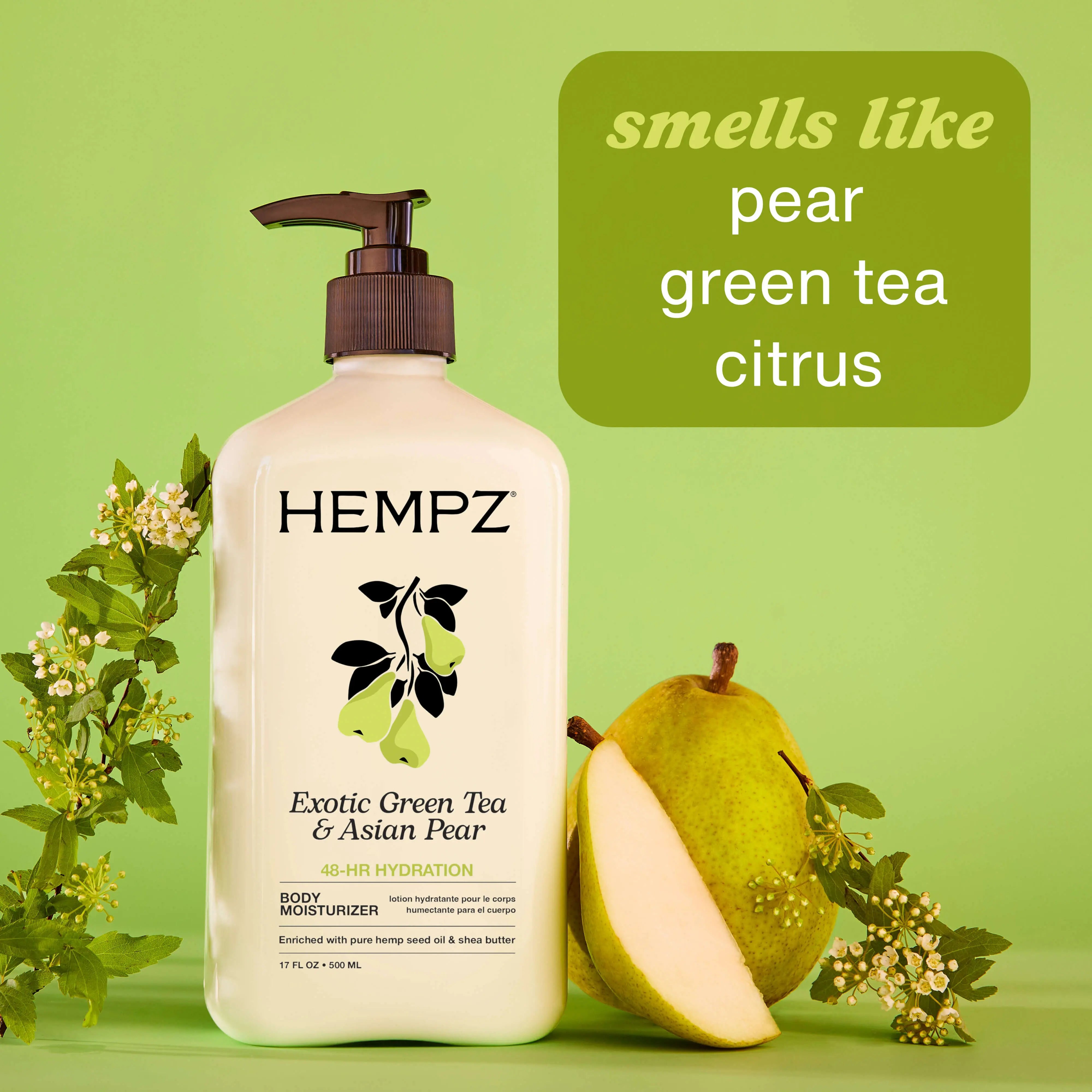 Hempz - Exotic Green Tea & Asian Pear Herbal Body Moisturizer