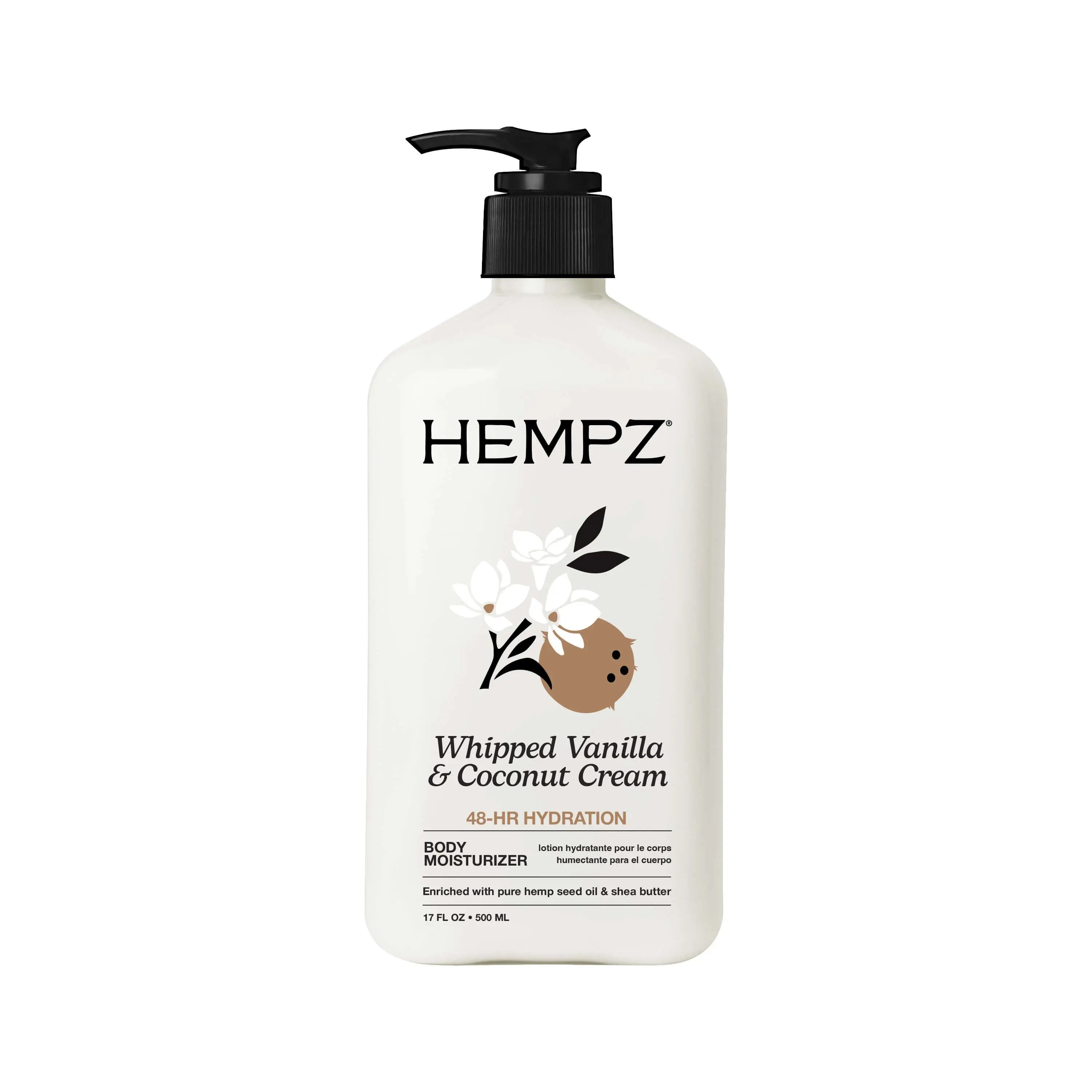 Hempz - Whipped Vanilla & Coconut Cream Herbal Body Moisturizer