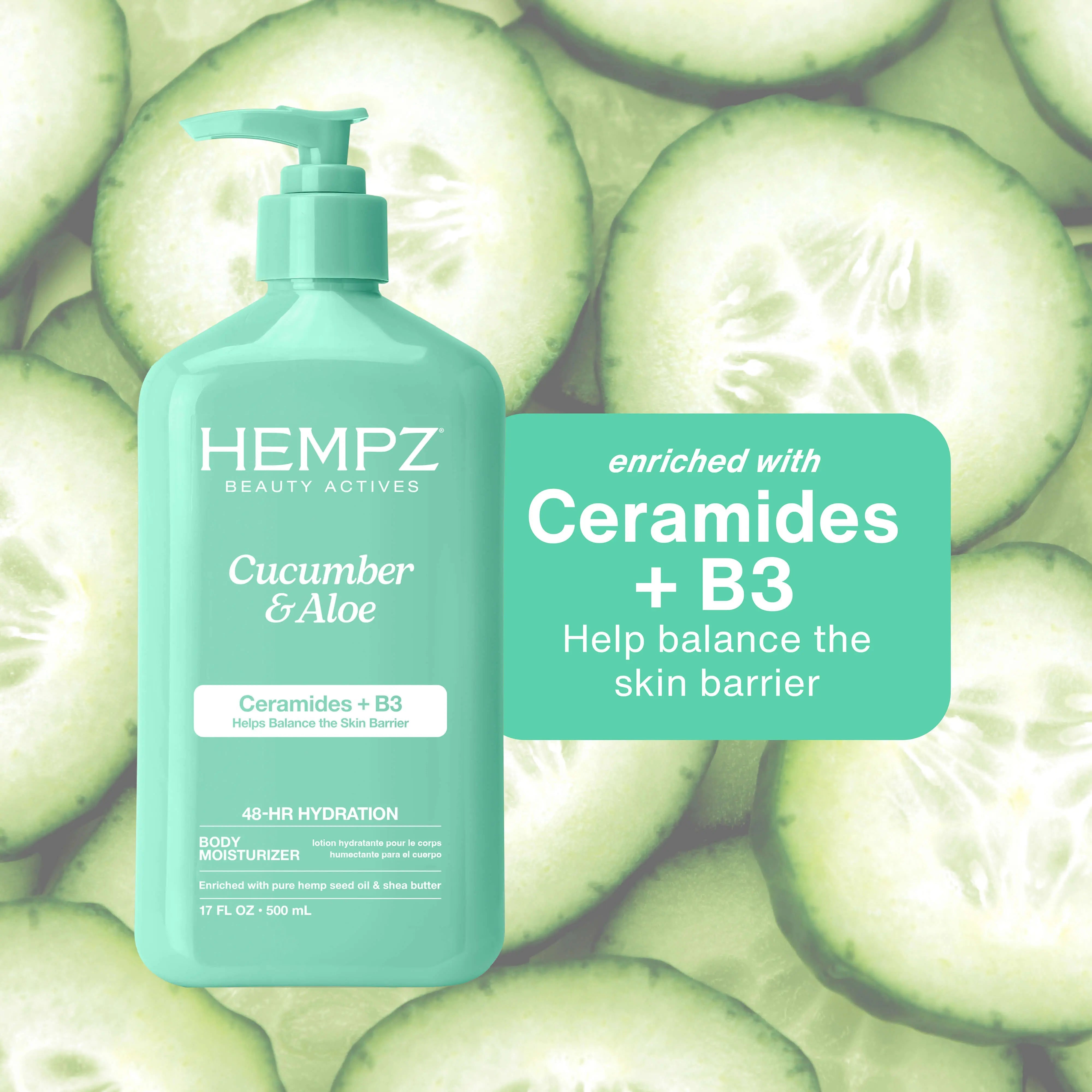 Hempz - Cucumber & Aloe Herbal Body Moisturizer