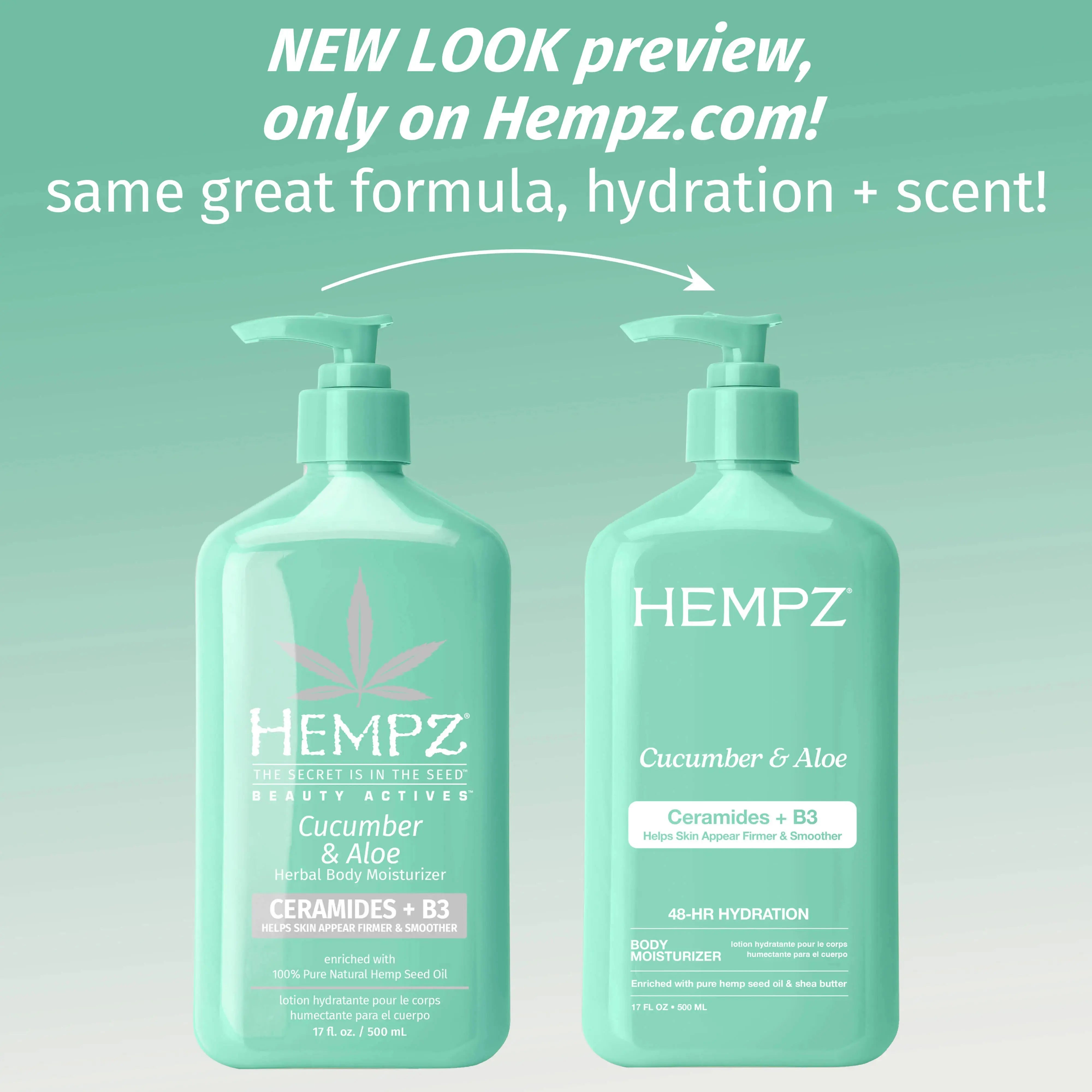 Hempz - Cucumber & Aloe Herbal Body Moisturizer