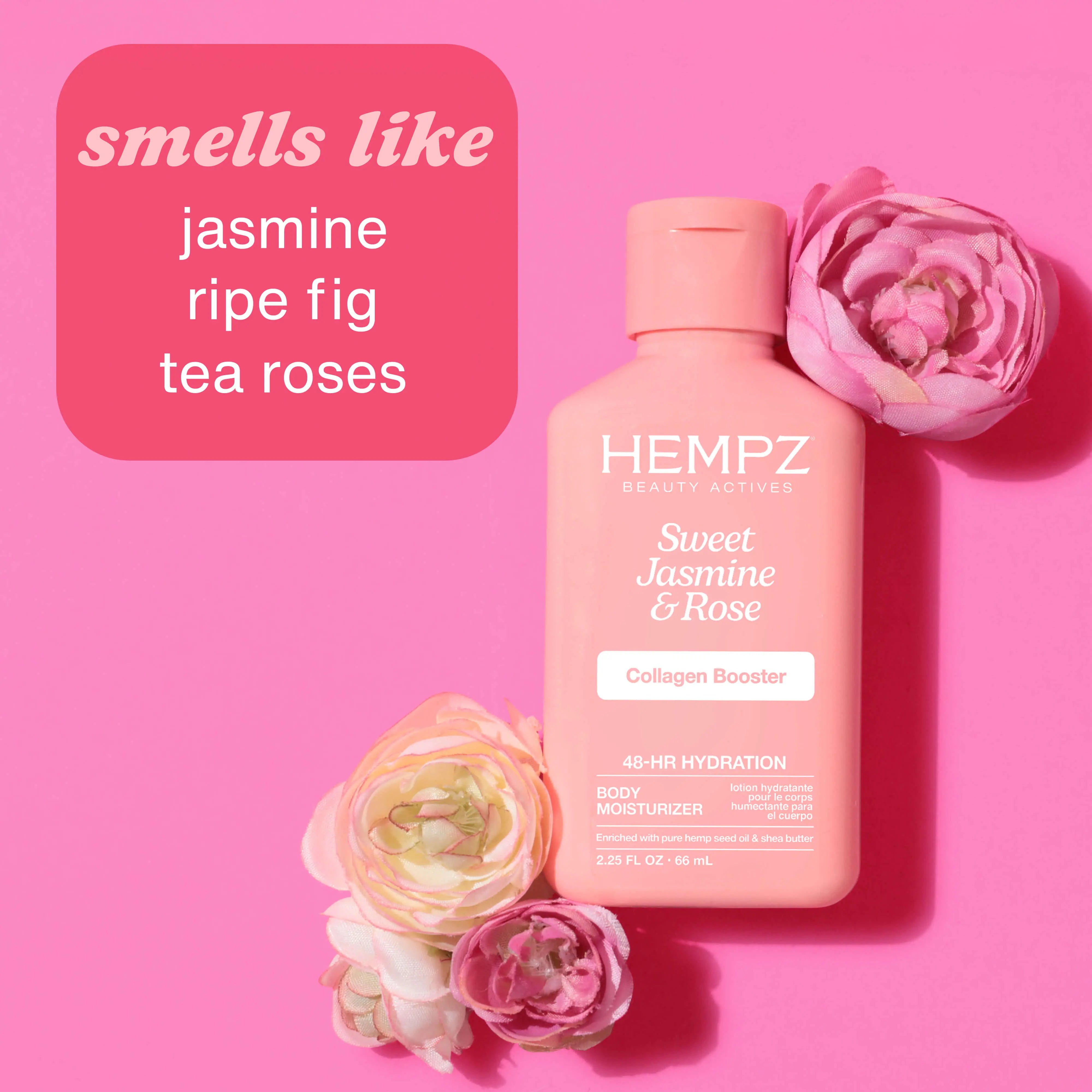 Hempz - Beauty Actives Sweet Jasmine & Rose Moisturizing Body Lotion with Collagen Booster