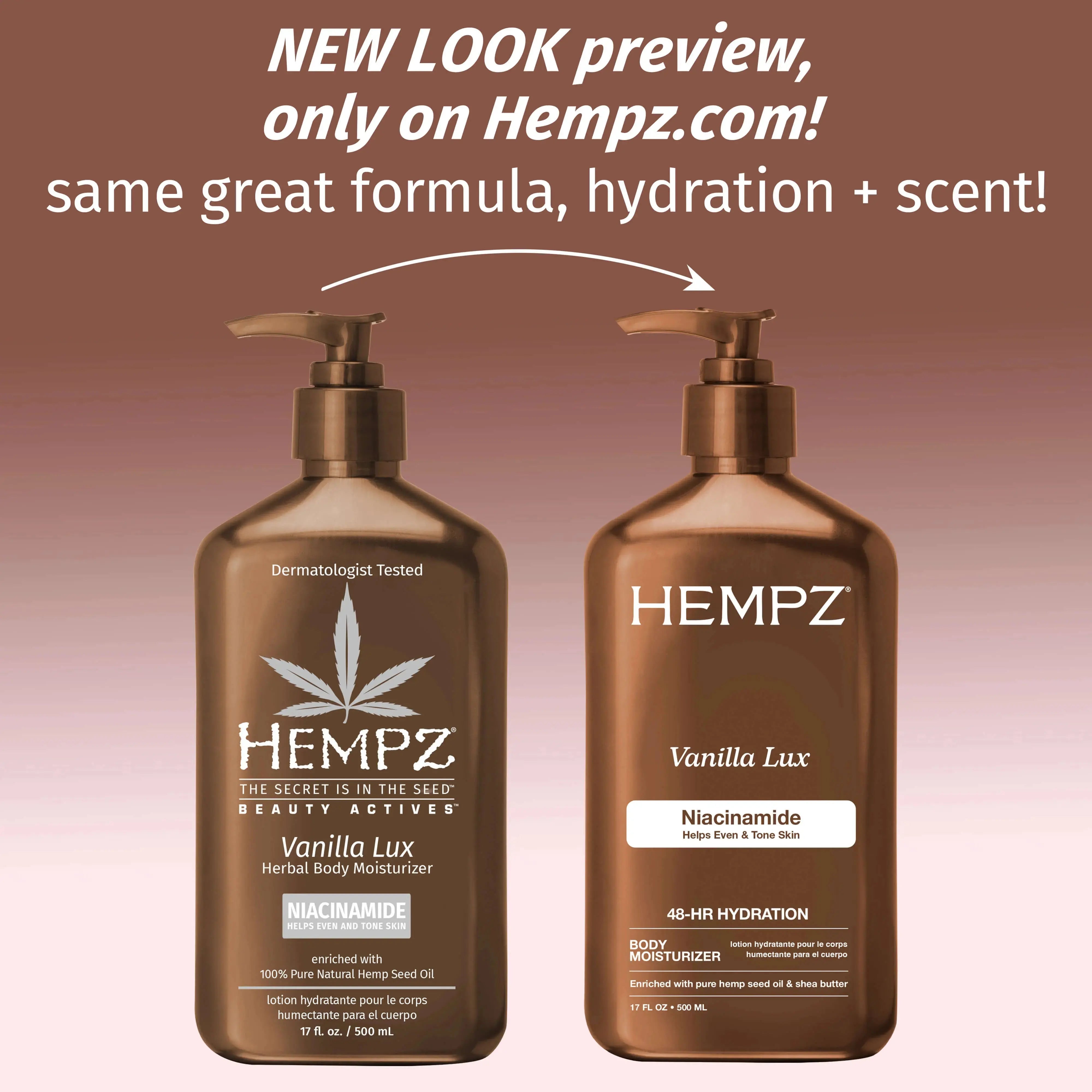 Hempz - Vanilla Lux Herbal Body Moisturizer