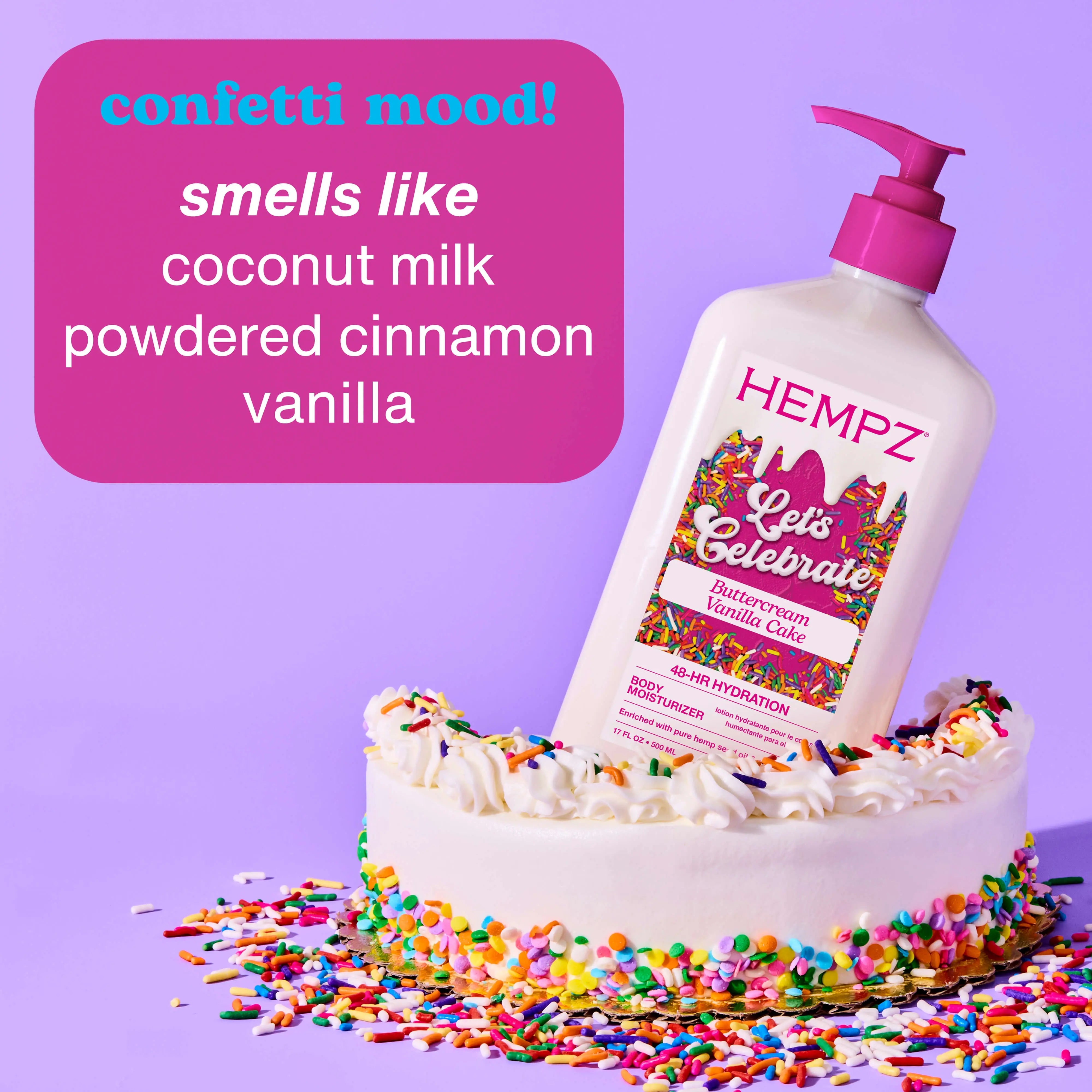 Hempz - Buttercream Vanilla Cake Body Moisturizer