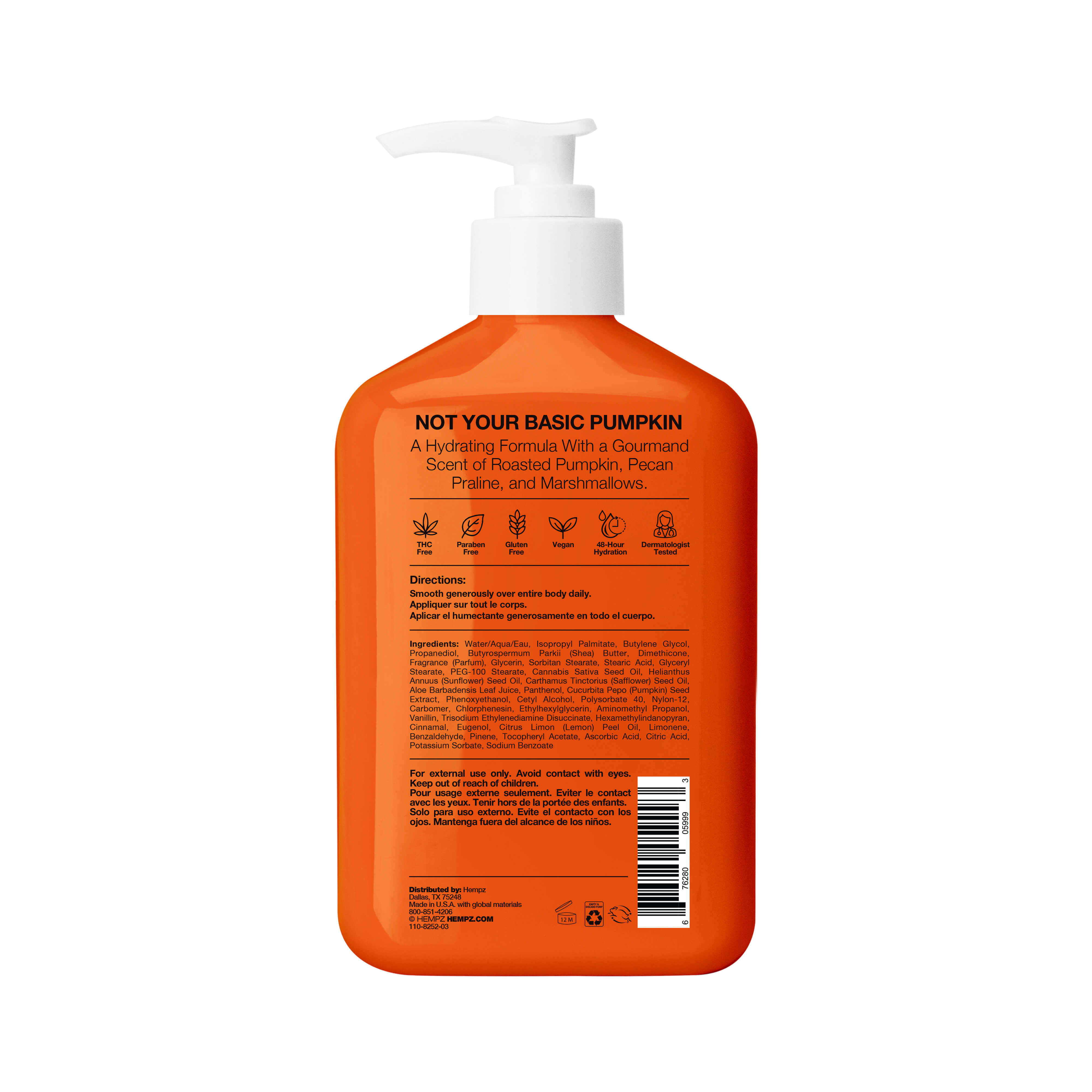 Hempz - White Pumpkin & Toasted Marshmallow Moisturizing Body Lotion