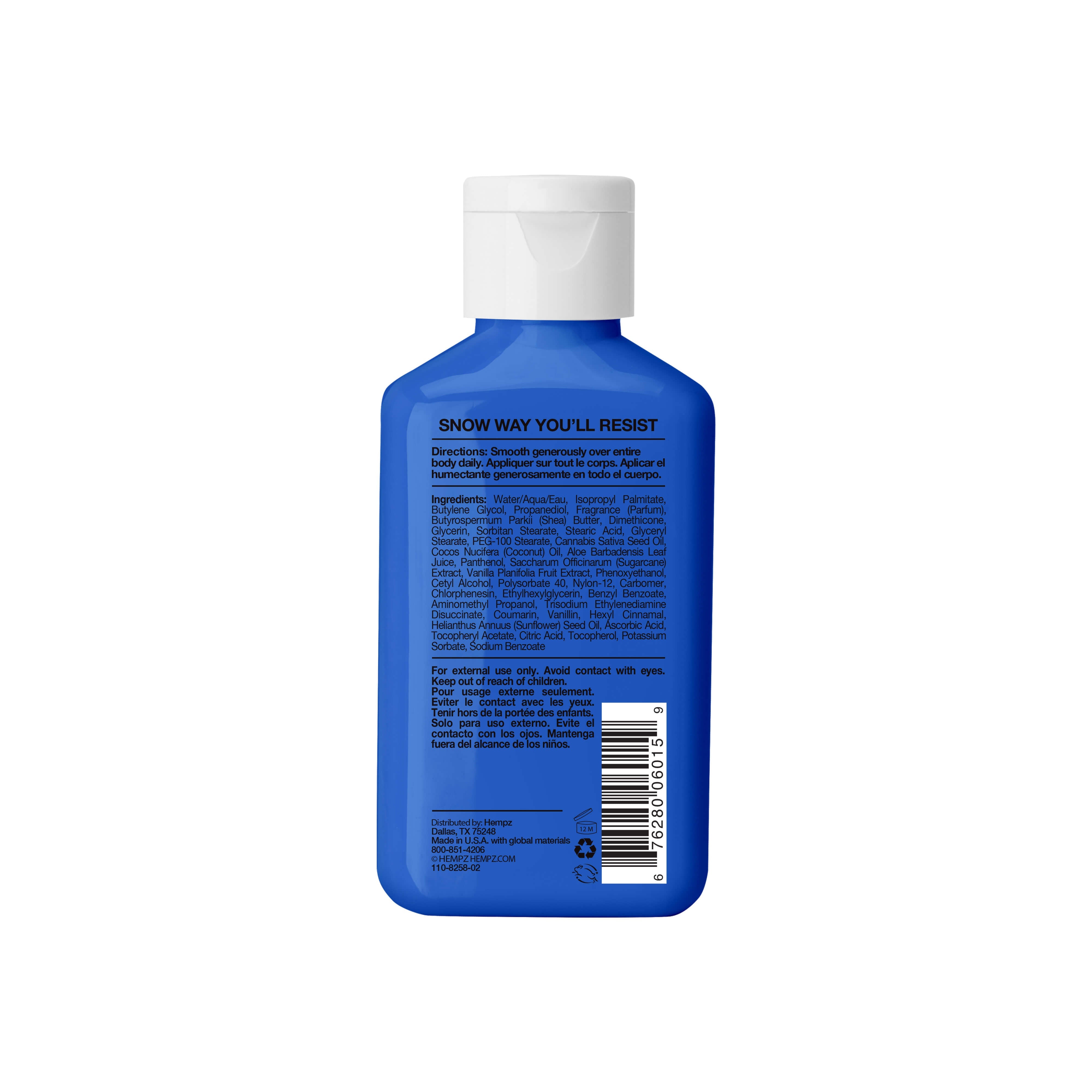 Hempz - Vanilla Bean & Coconut Snowball Moisturizing Body Lotion