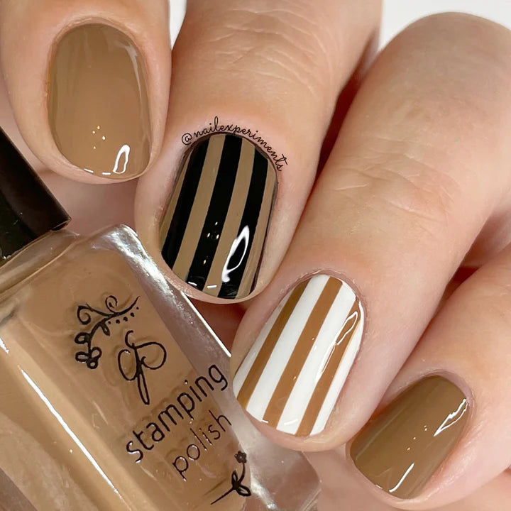 Clear Jelly Stamper Polish - CJS 115 Coffee Bean - Creata Beauty - Professional Beauty Products