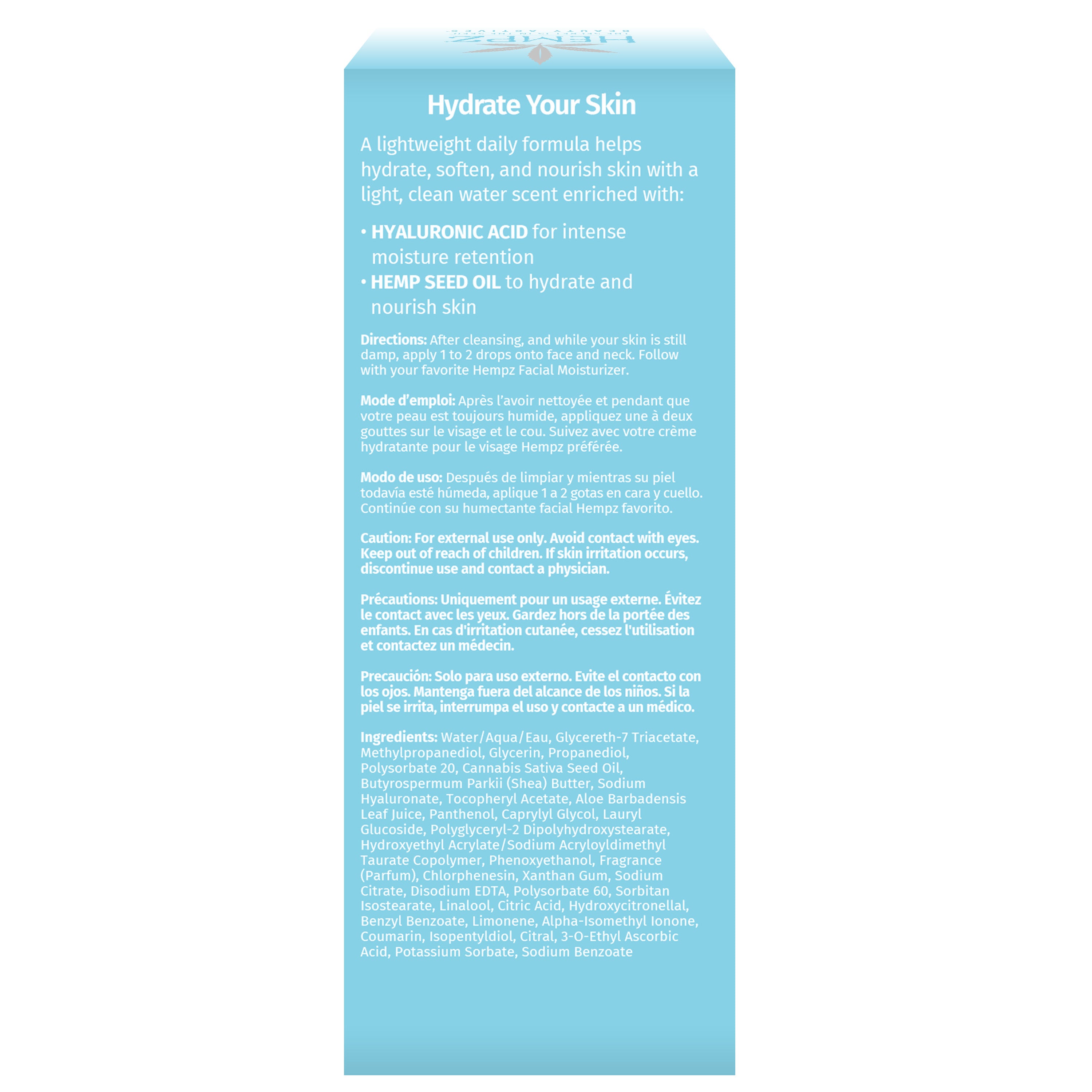 Hempz - Ocean Breeze Hydrating Day Serum 1 oz. - Creata Beauty - Professional Beauty Products