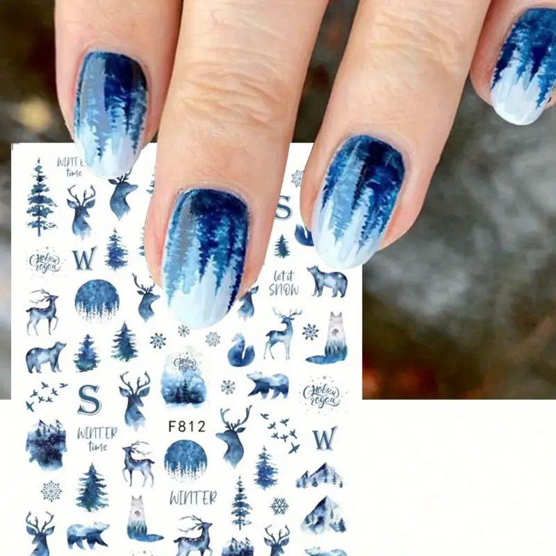 Creata Beauty Nail Decals - Winter Theme