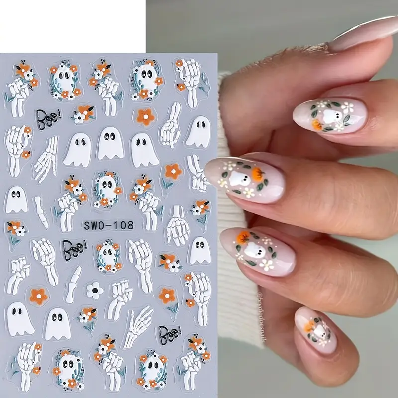 Creata Beauty Nail Decals - 3D Halloween Theme