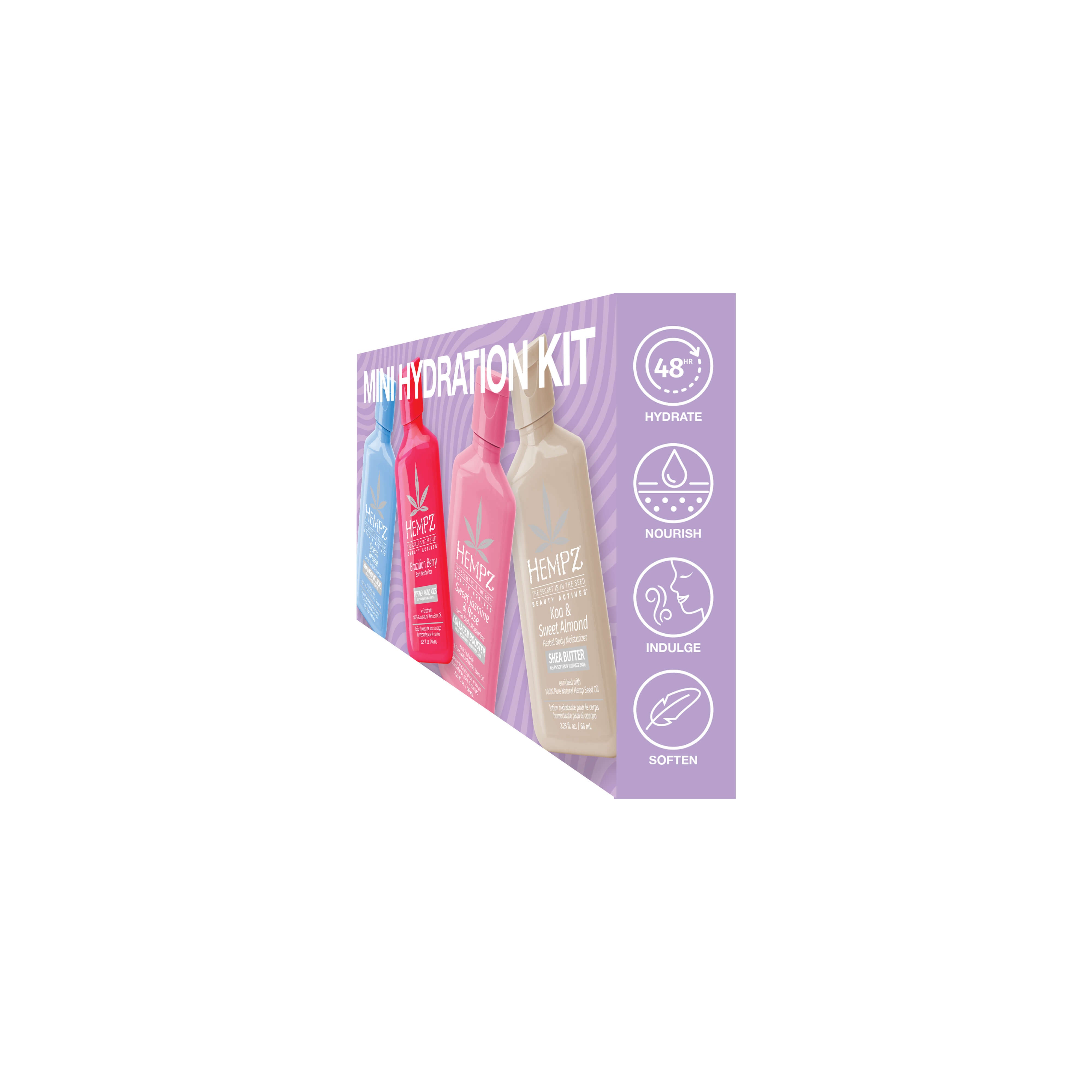 Hempz Mini Hydration Kit, Side