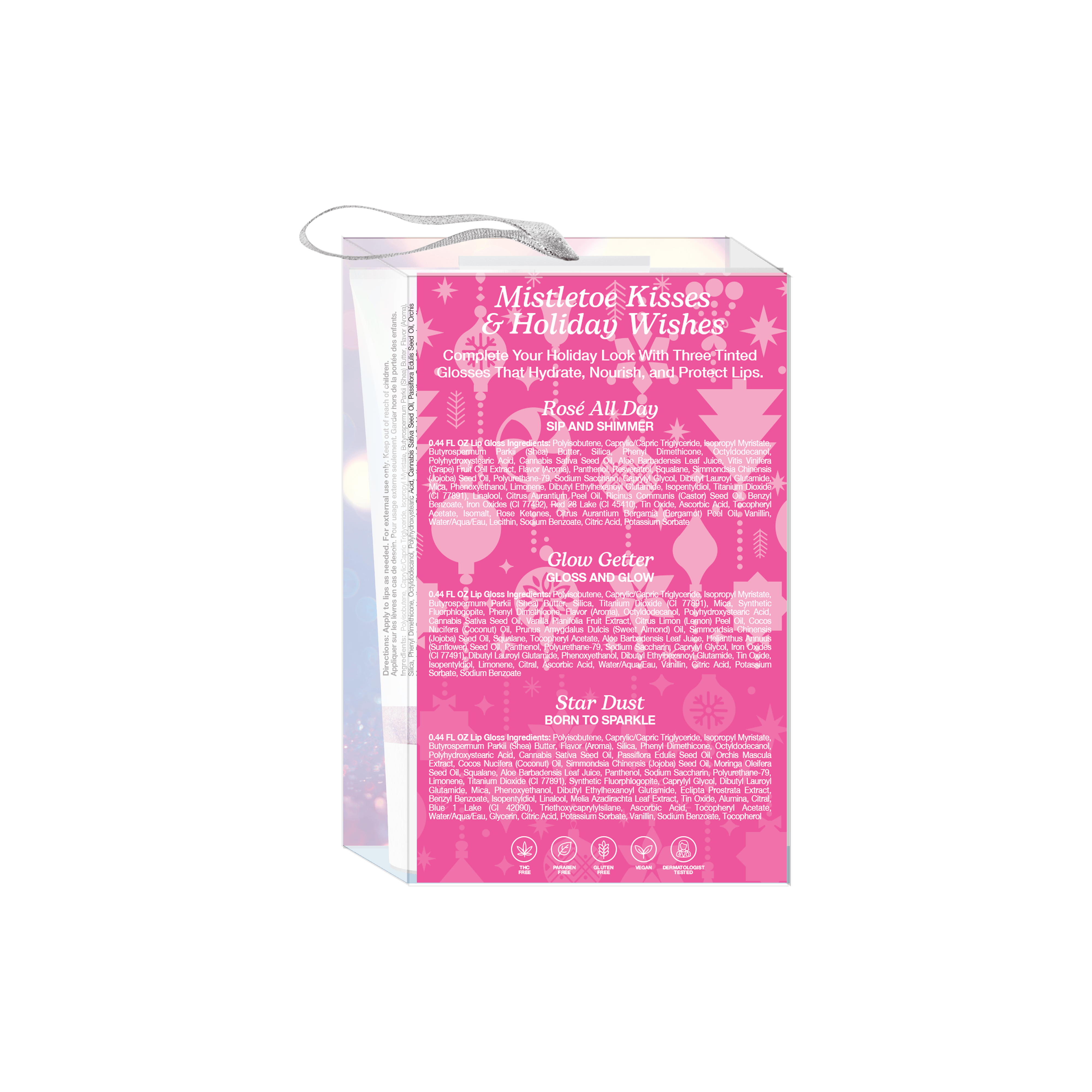 Hempz - Mistletoe Kisses Moisturizing Shimmer Lip Balm Gift Set