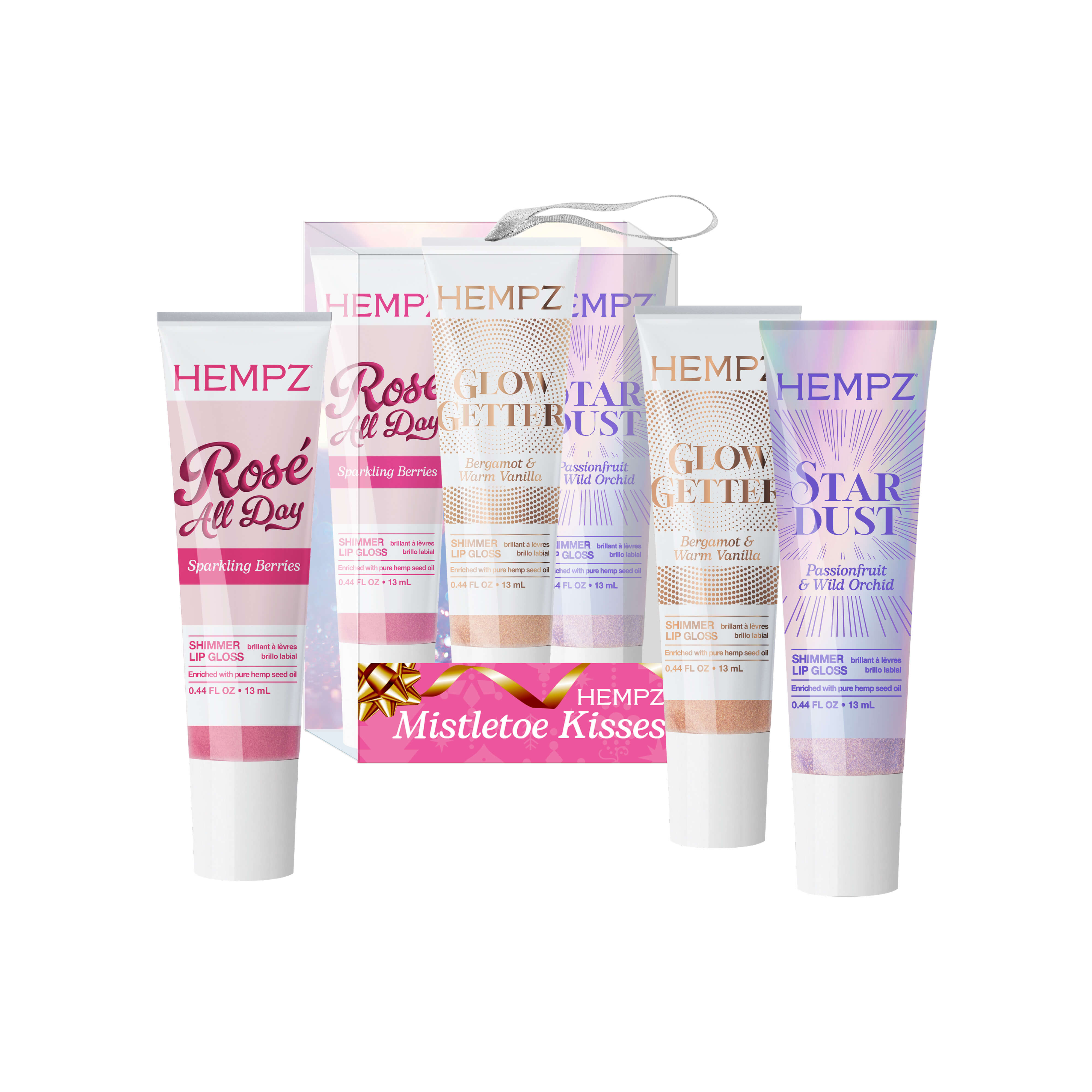 Hempz - Mistletoe Kisses Moisturizing Shimmer Lip Balm Gift Set