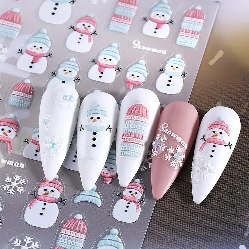 Creata Beauty Nail Decals - Christmas Winter Theme
