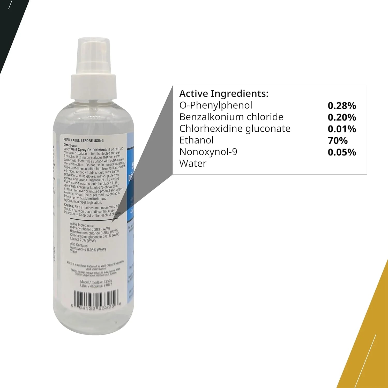 Wahl Spray on Disinfectant