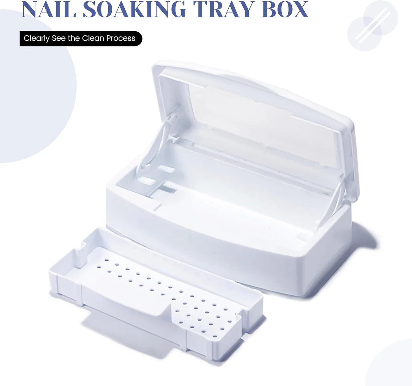 Silk B - Beauty Implement Sterilizing White Tray