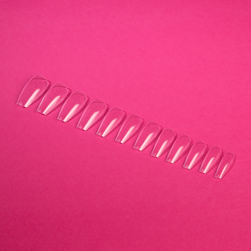 Light Elegance BlinkTips, Coffin Shape, 240 full-cover tips per box