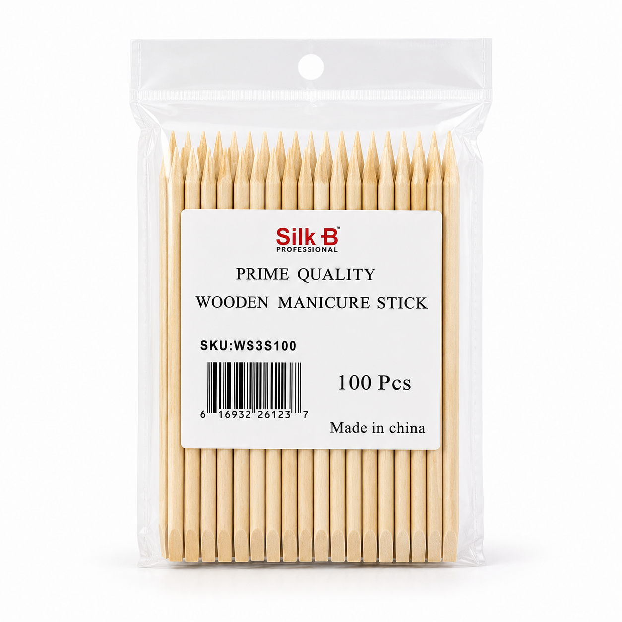 Silk B - Wooden Manicure Sticks