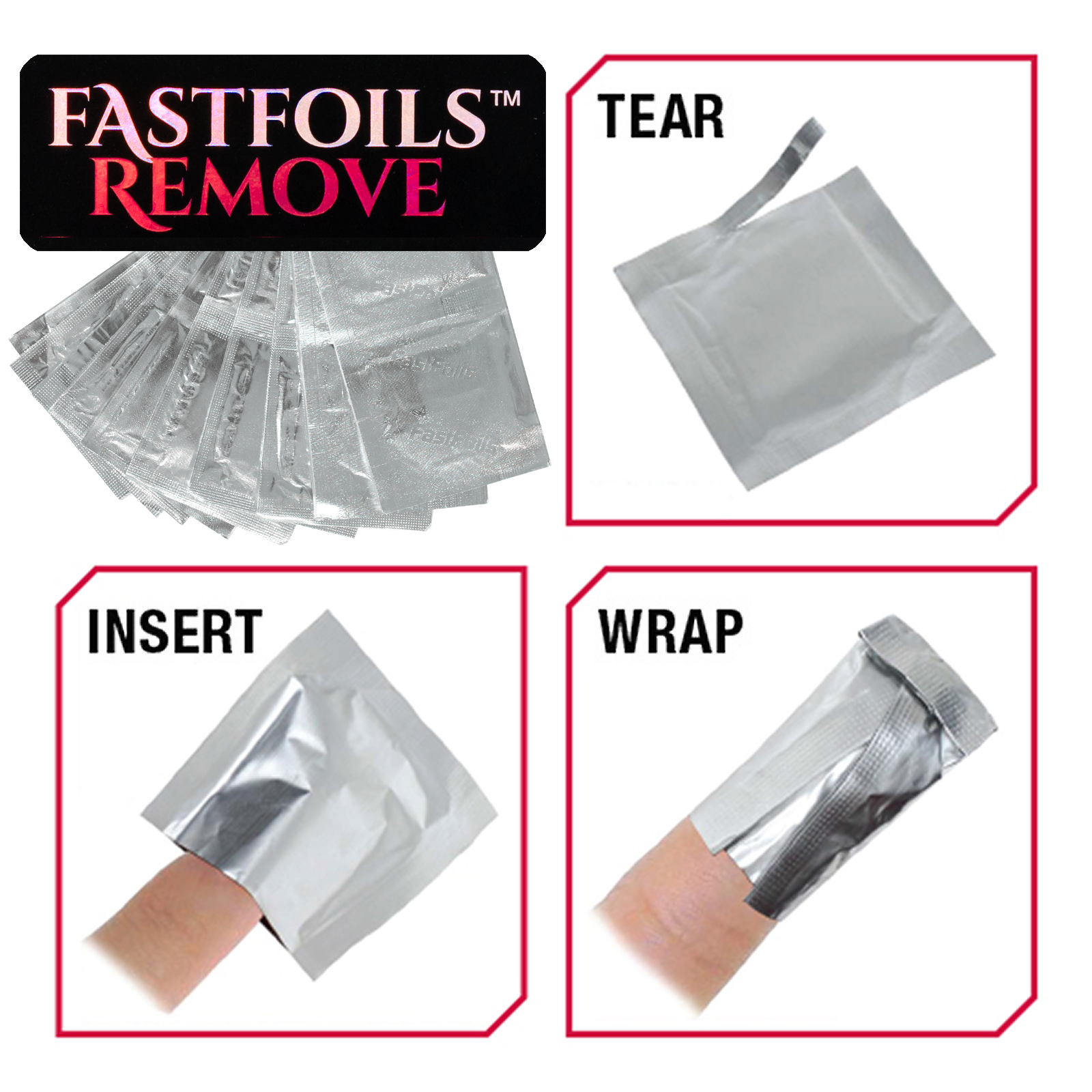 Americanails - Fast Foils REMOVE 100ct