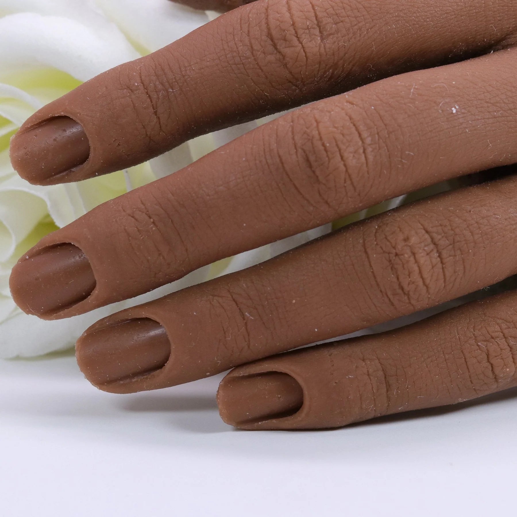 Red Iguana - Silicone Full Practice Hand - Creata Beauty - Professional Beauty Products