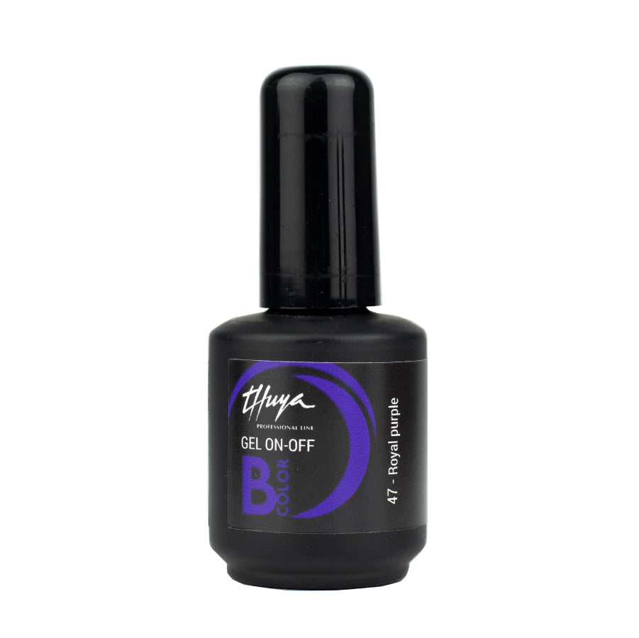 Thuya Nail Gel Polish - On-Off B-Color - #47 Royal Purple