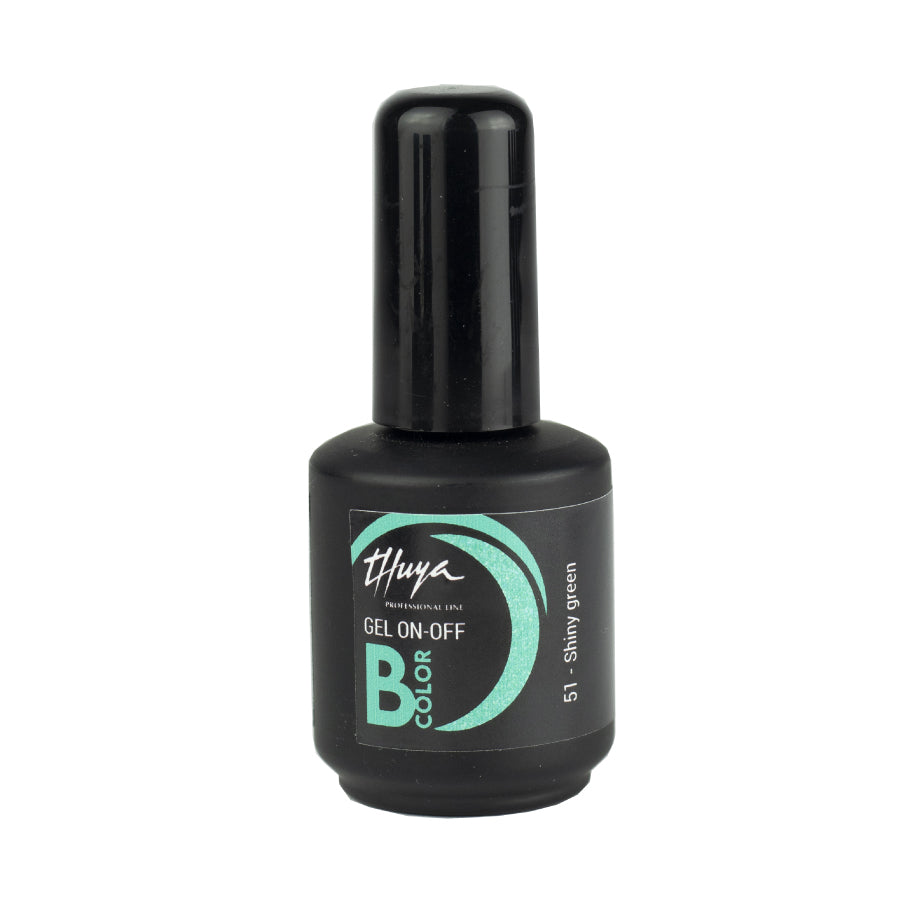 Thuya Nail Gel Polish - On-Off B-Color - #51 Shiny Green