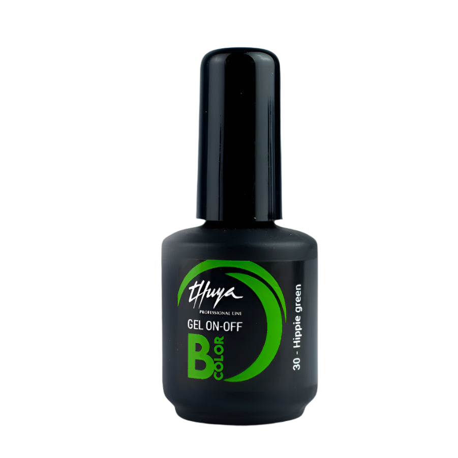 Thuya Nail Gel Polish -  On-Off B-Color - #30 Hippie Green