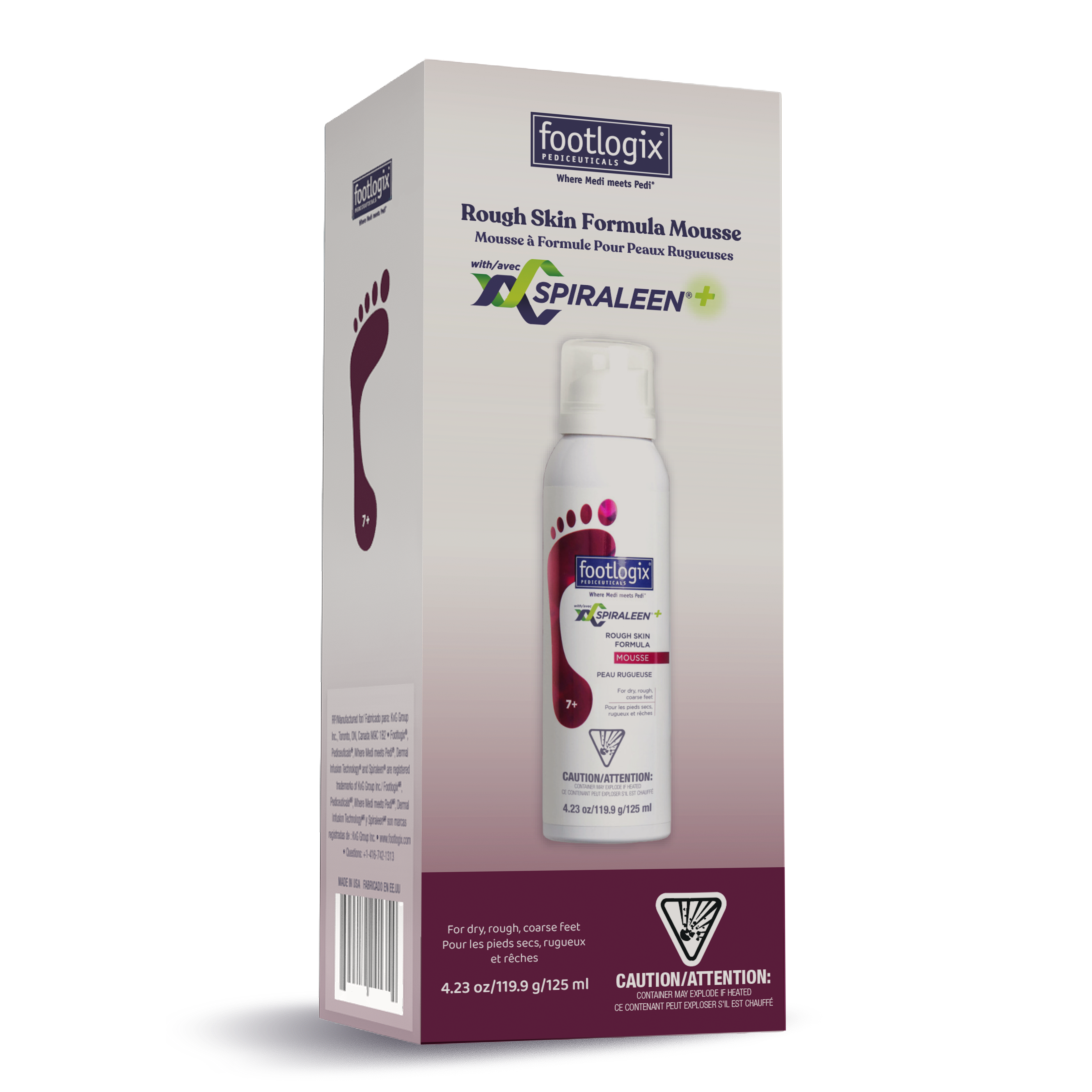 Footlogix #07+ Rough Skin Formula with Spiraleen