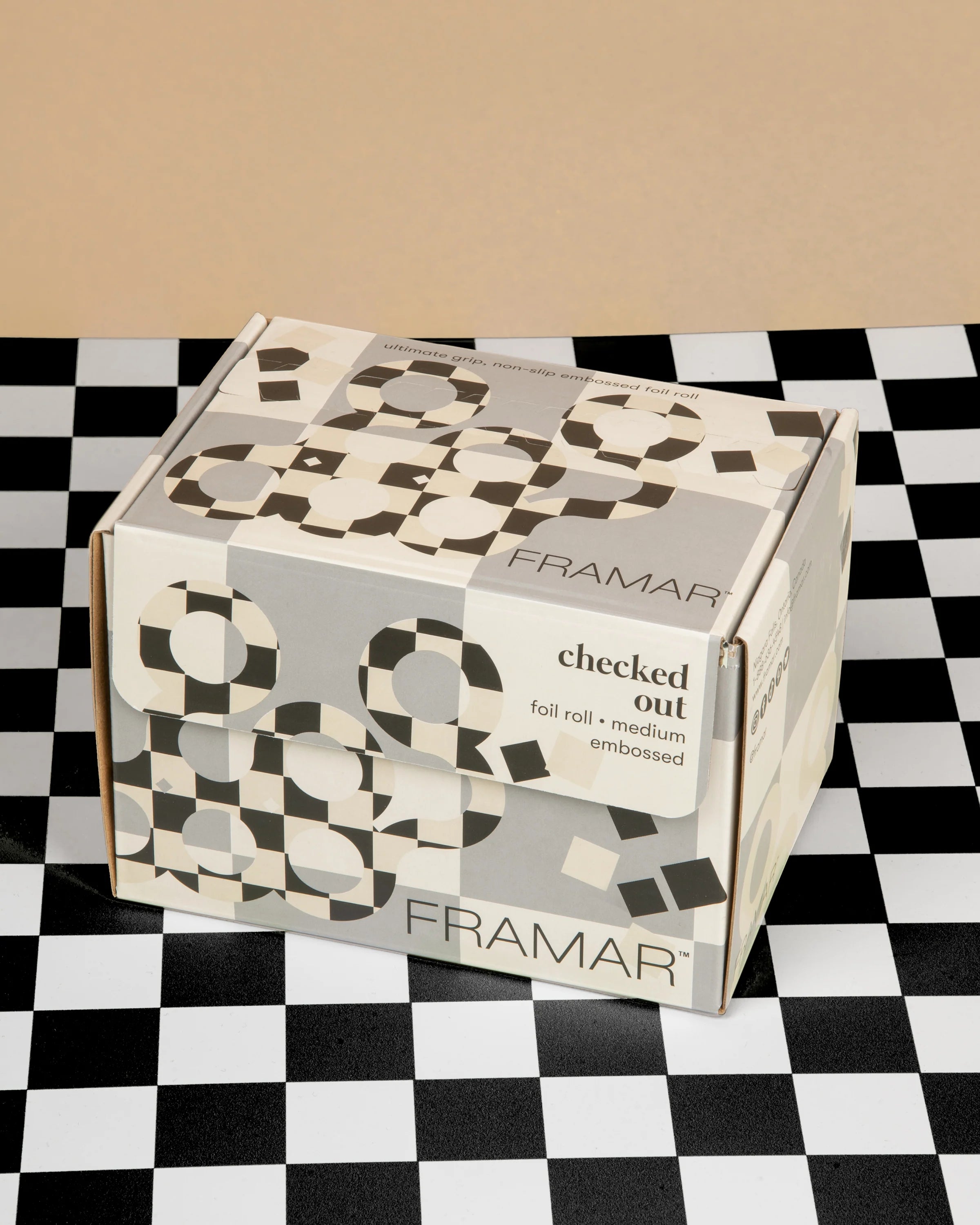 Framar Embossed Foil - Checked Out - 320ft