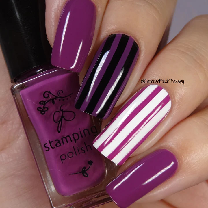 Clear Jelly Stamper Polish - CJS 091 Pickled Beet - Creata Beauty - Professional Beauty Products