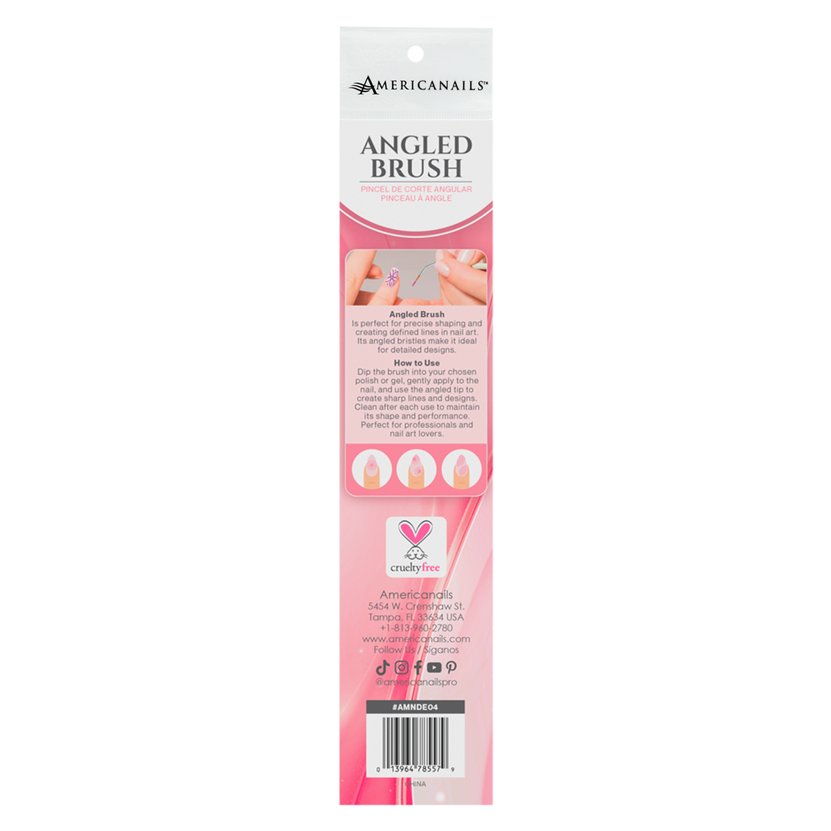 Americanails - Angled Striper Art Brush