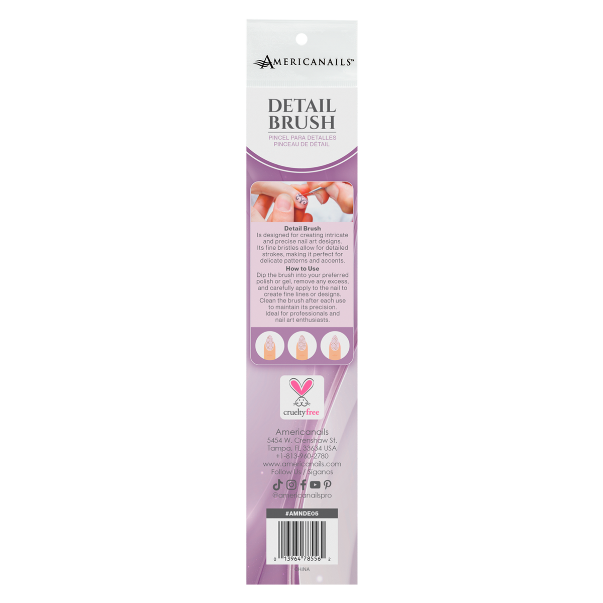Americanails Design Essentials - Detail Brush